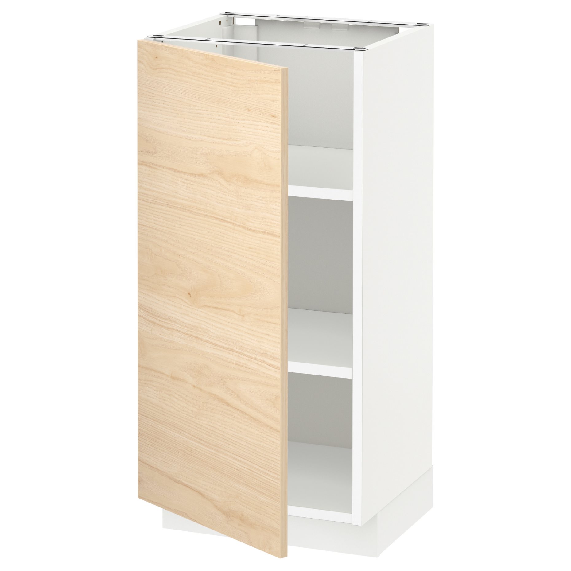 METOD, base cabinet with shelves, 40x37 cm, 594.693.59