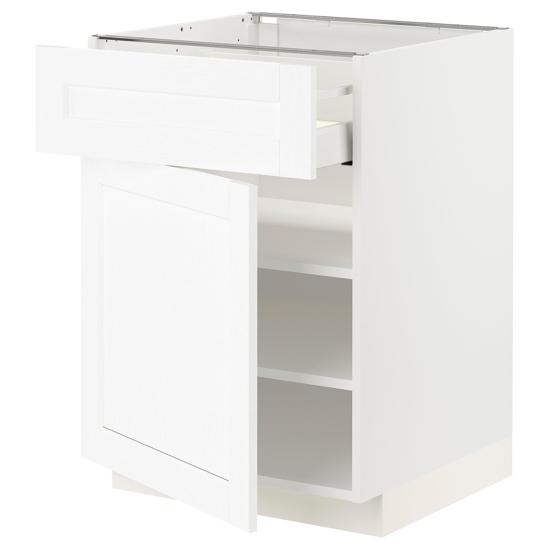 METOD, base cabinet with drawer/door, 60x60 cm, 594.732.95