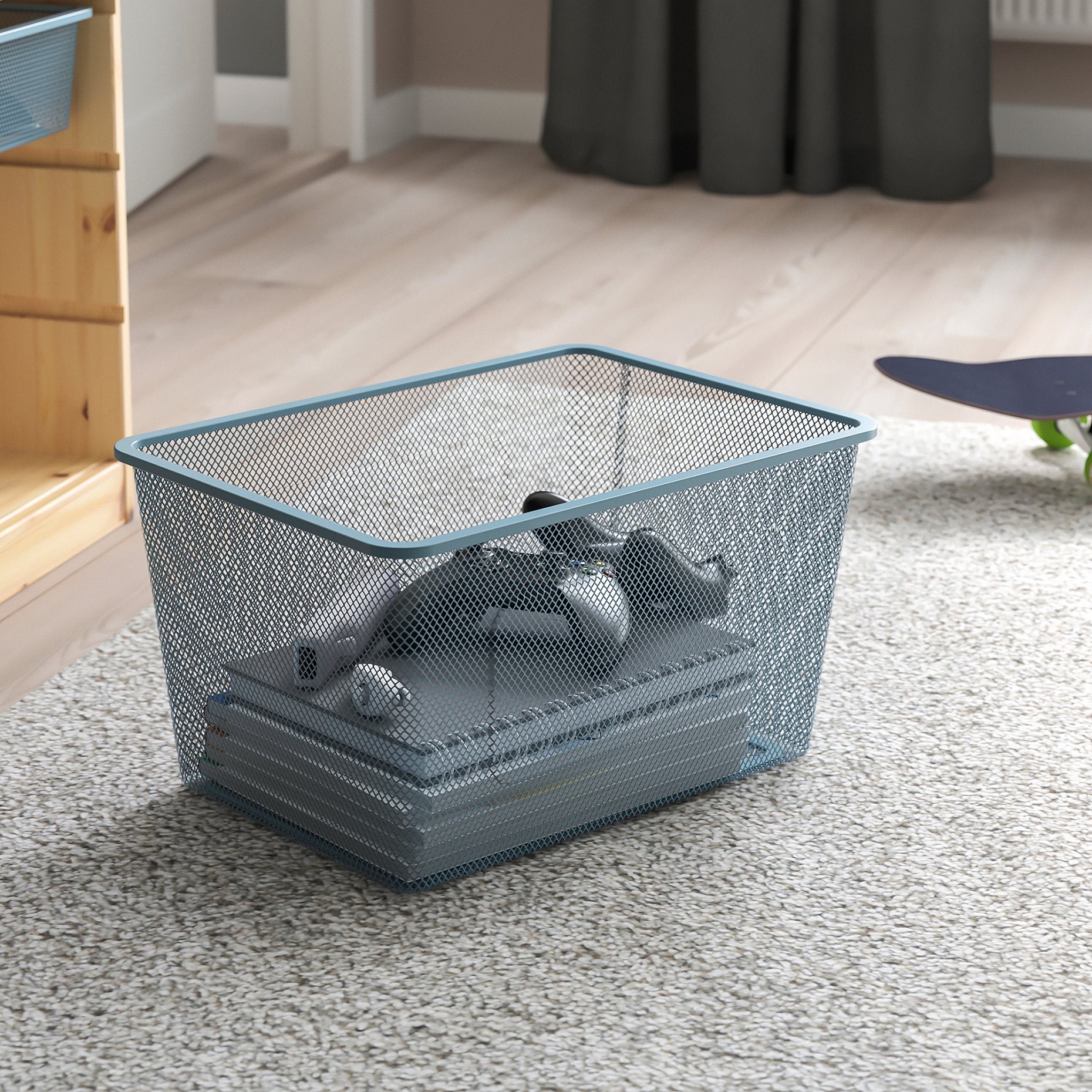 TROFAST, storage combination with boxes, 44x30x91 cm, 594.774.82