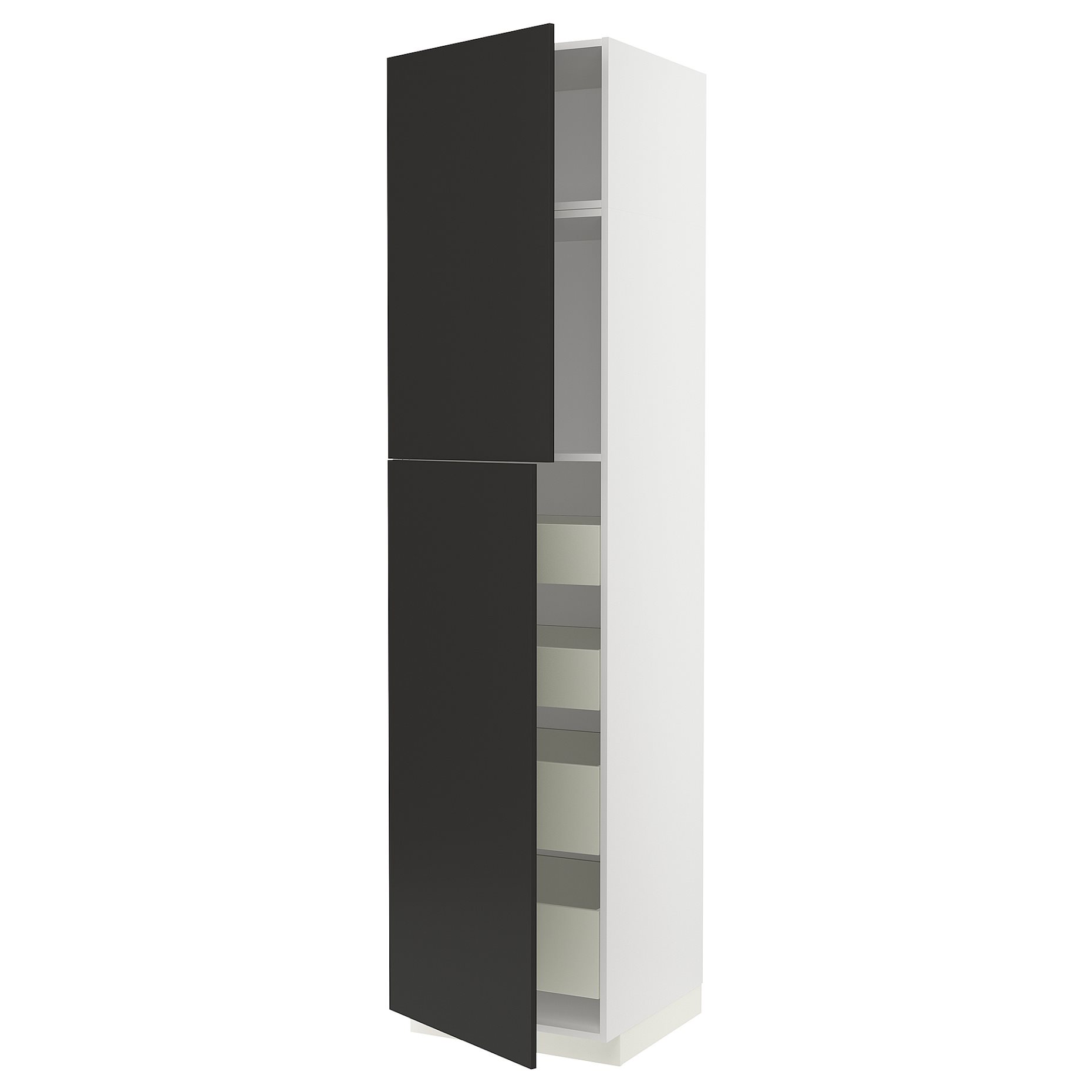 METOD, high cabinet with 2 doors/4 drawers, 60x60x240 cm, 594.988.42