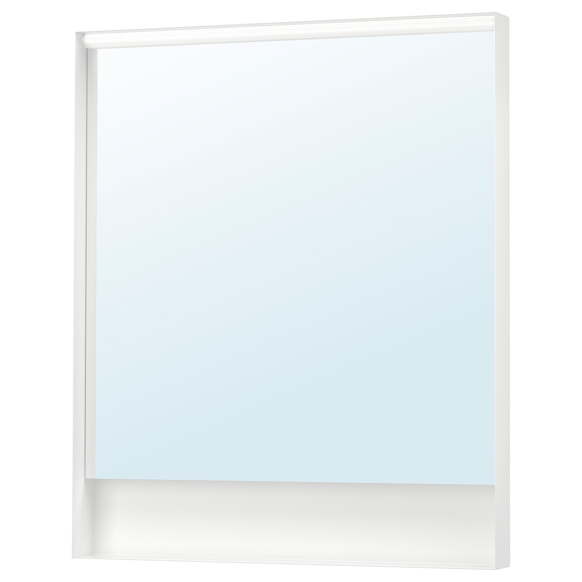 FAXALVEN, mirror with built-in lighting, 80x95 cm, 595.167.04