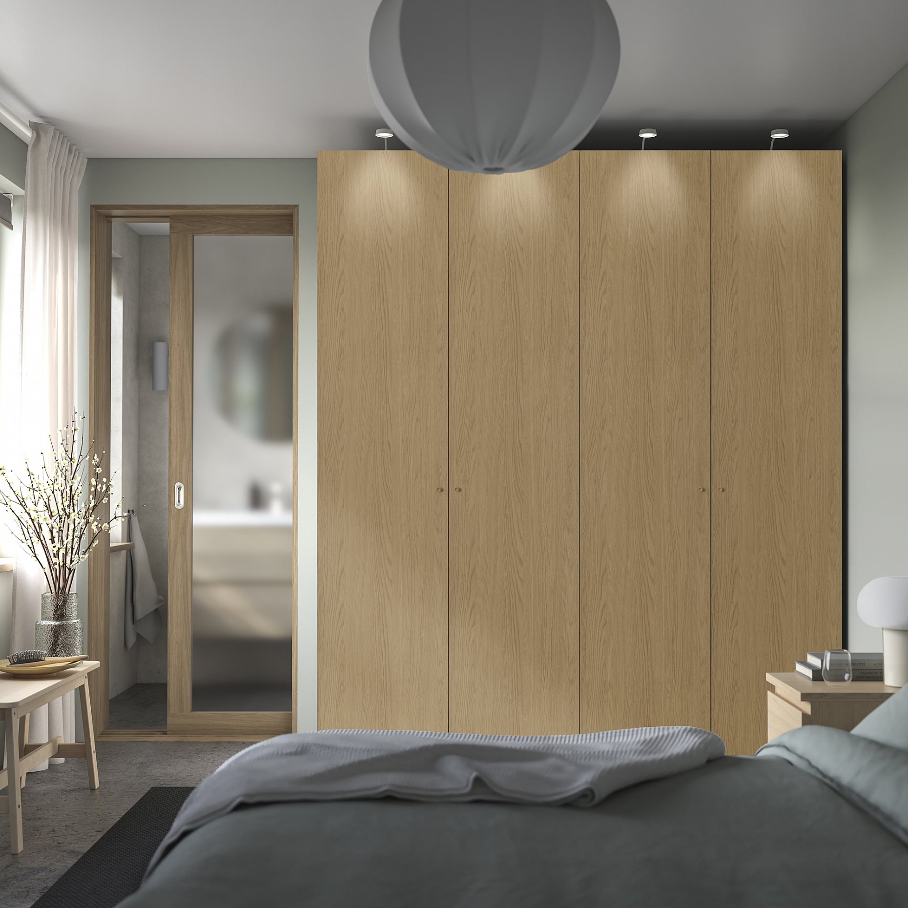 PAX/STORKLINTA, συνδυασμός ντουλάπας, 200x66x236 cm, 595.627.67