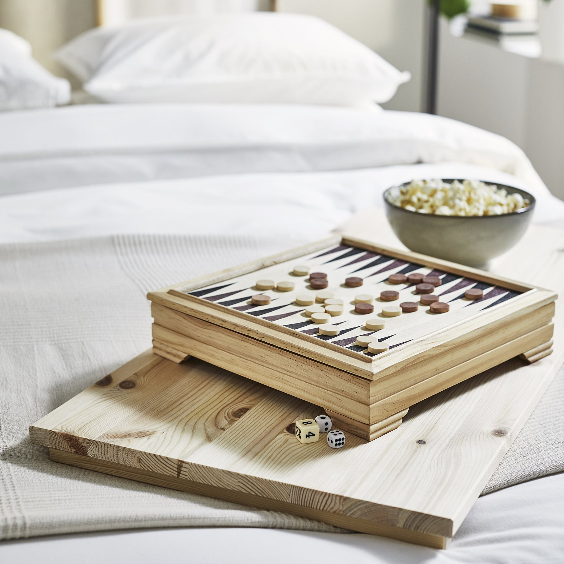 GLAMBERGET, bed frame with storage and mattress, 120x200 cm, 595.684.77