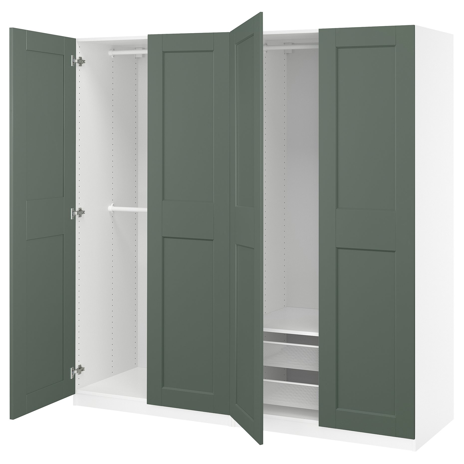 PAX/GRIMO, wardrobe combination, 200x60x201 cm, 595.792.68