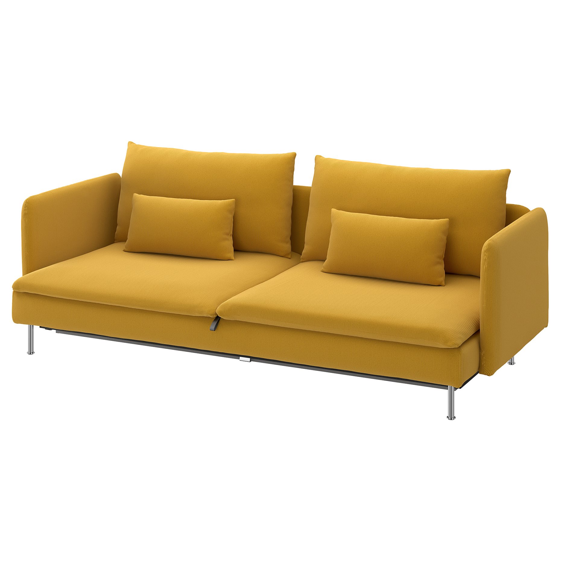 SÖDERHAMN, 3-seat sofa-bed with armrests, 596.186.70