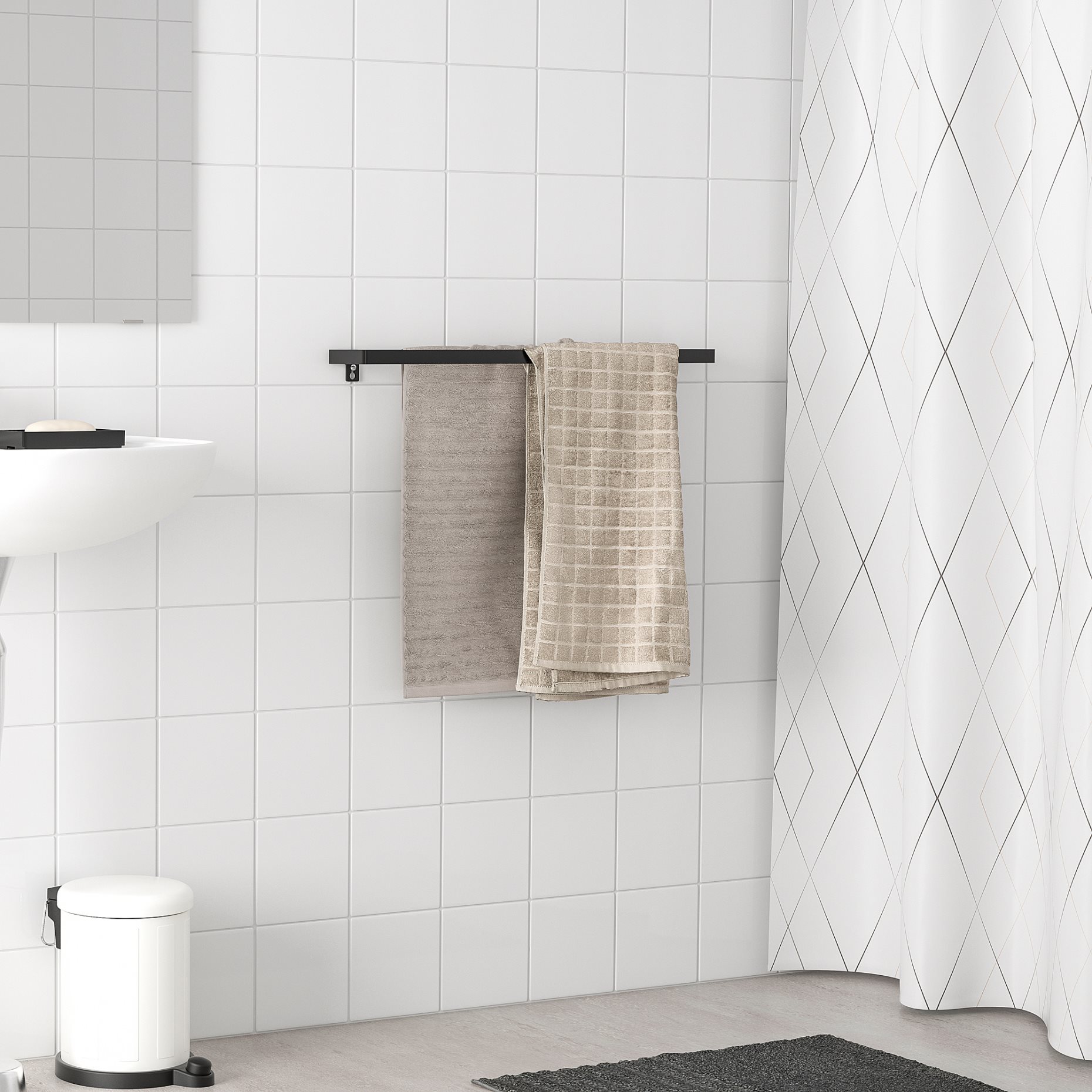 SKOGSVIKEN, towel rail, 60 cm, 604.238.22