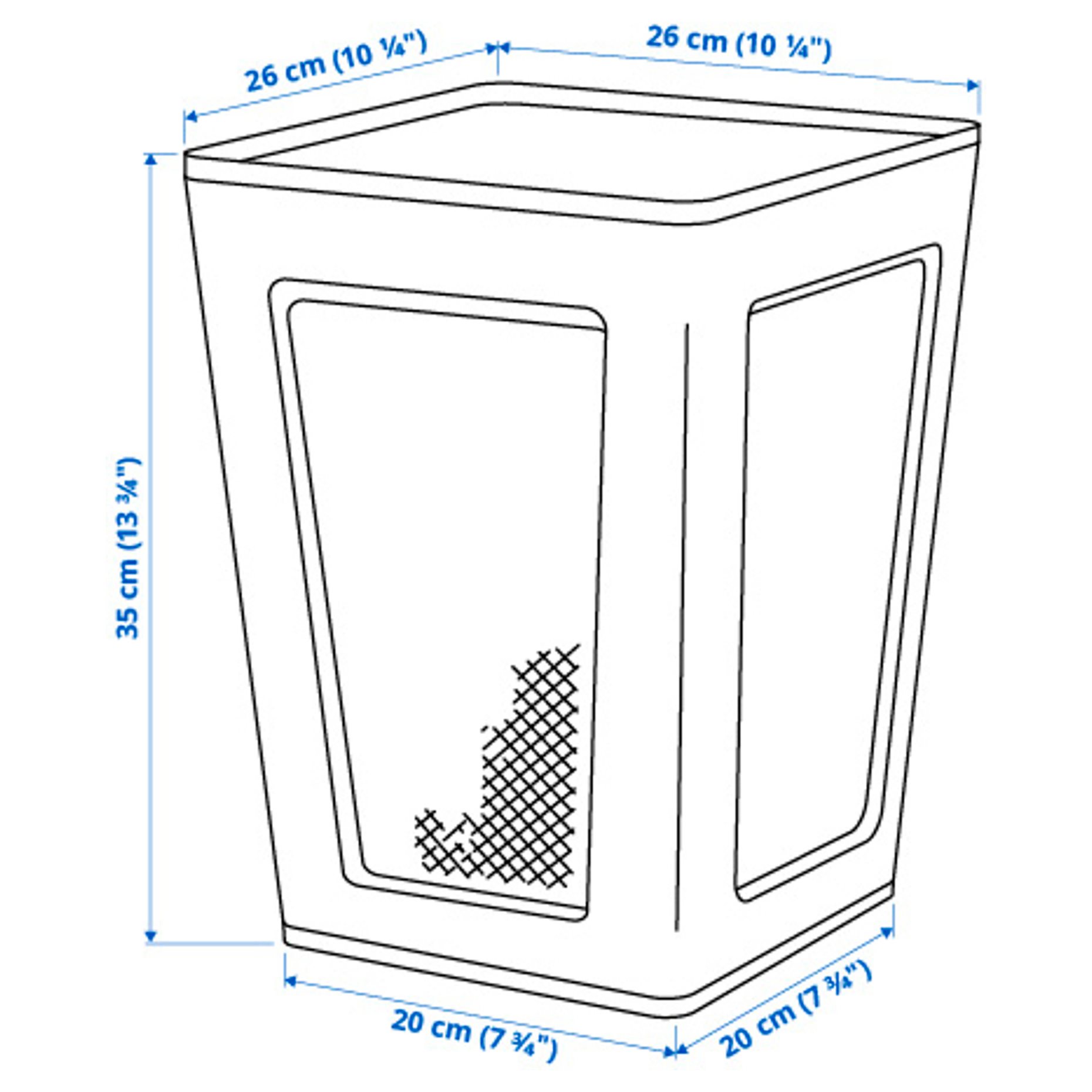 DRÖNJÖNS, wastepaper basket, 604.601.07