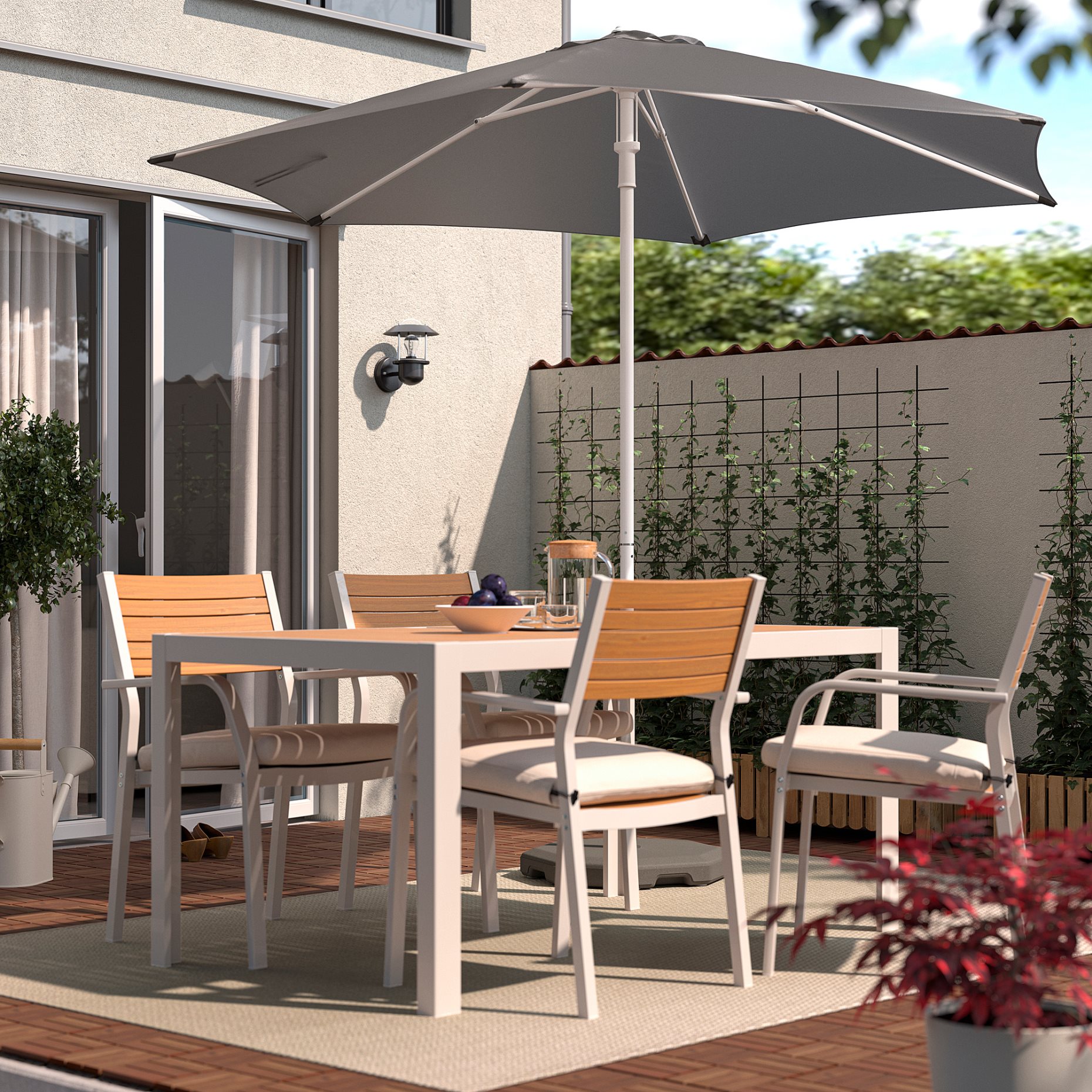 HÖGÖN, ομπρέλα ήλιου, 270 cm, 605.157.51