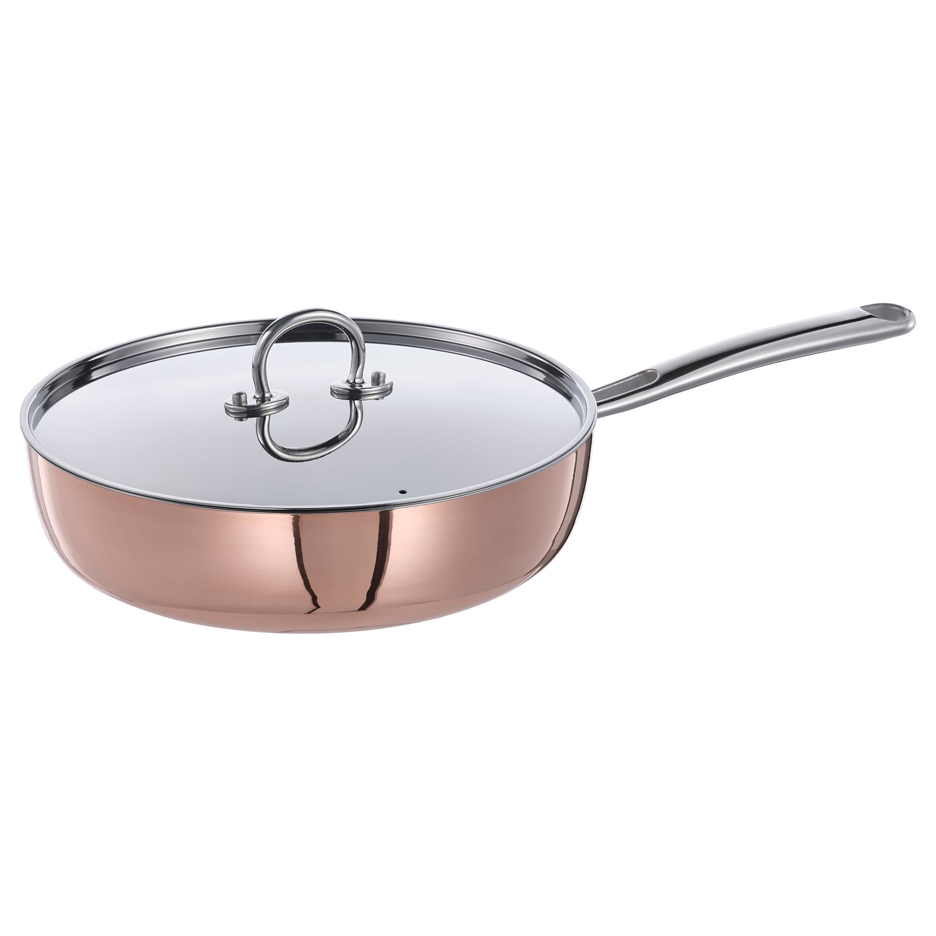 FINMAT, saute pan with lid, 25 cm, 605.175.71