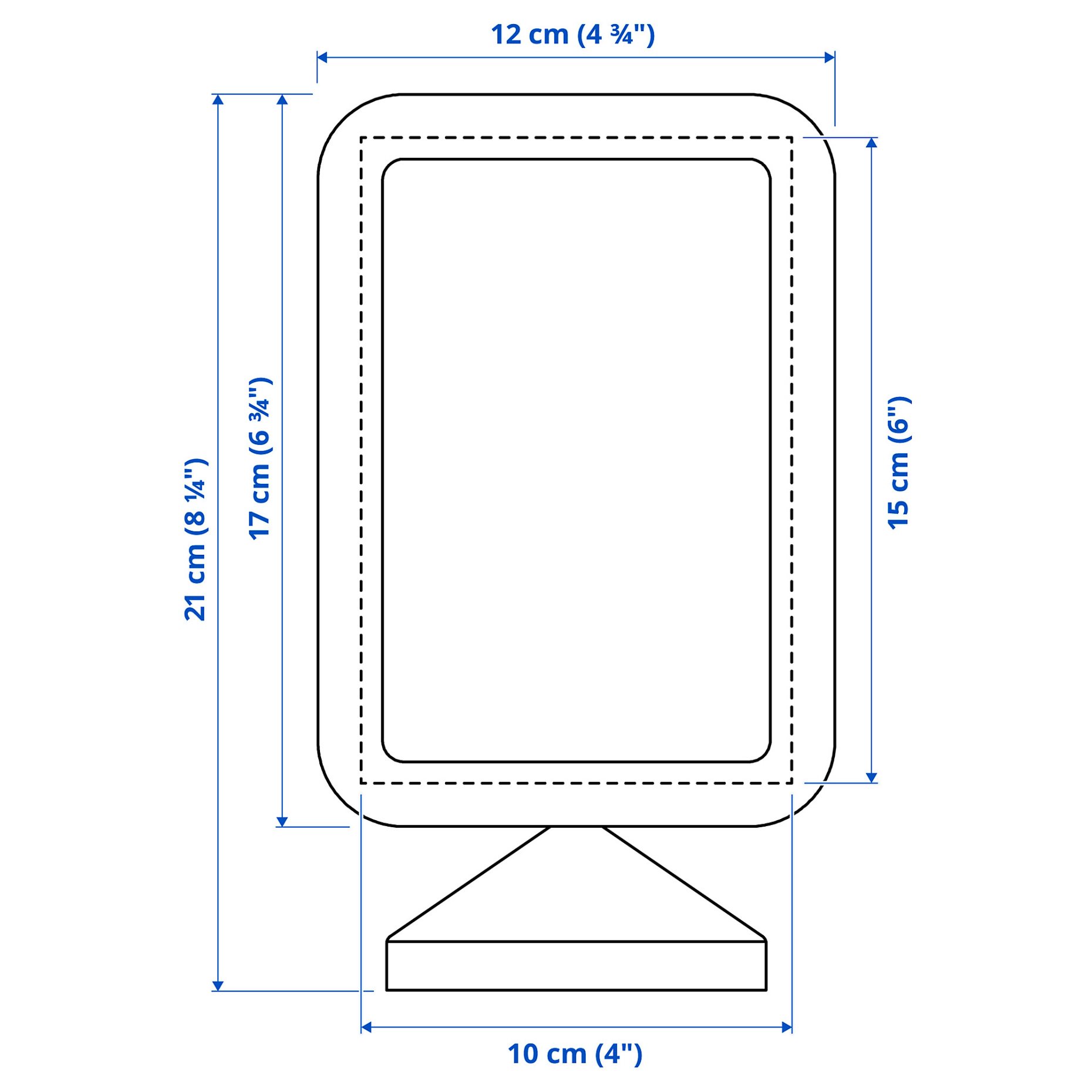 FIKONTRAD, κορνίζα, 10x15 cm, 605.187.16