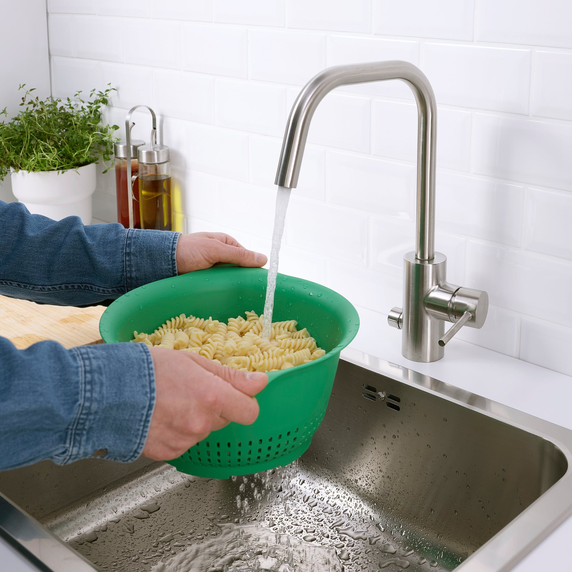 UPPFYLLD, colander, 24 cm, 605.219.45