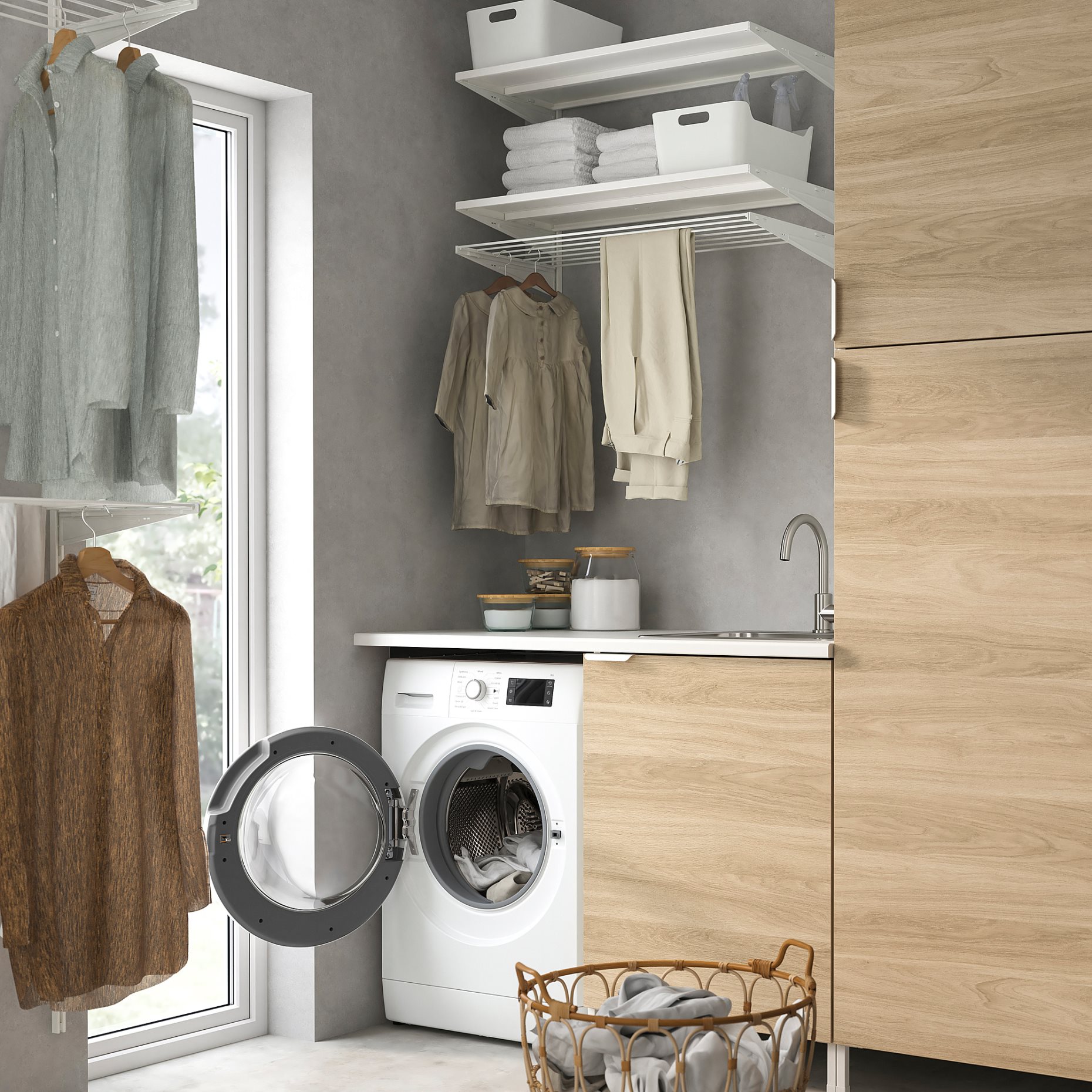 UDDARP, πλυντήριο ρούχων/IKEA 300, 7 kg, 605.237.65