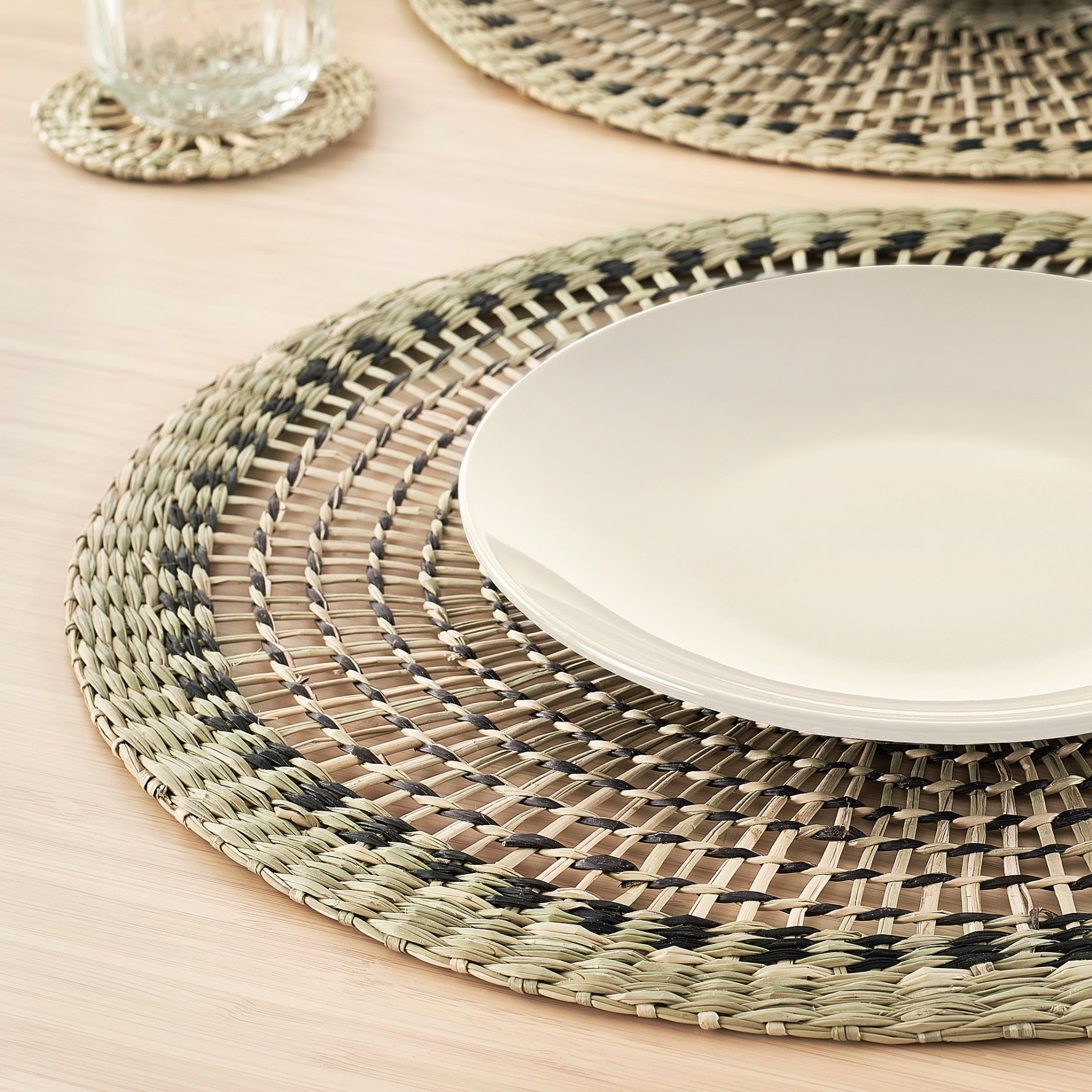 PENNFISK, place mat handmade, 37 cm, 605.277.49