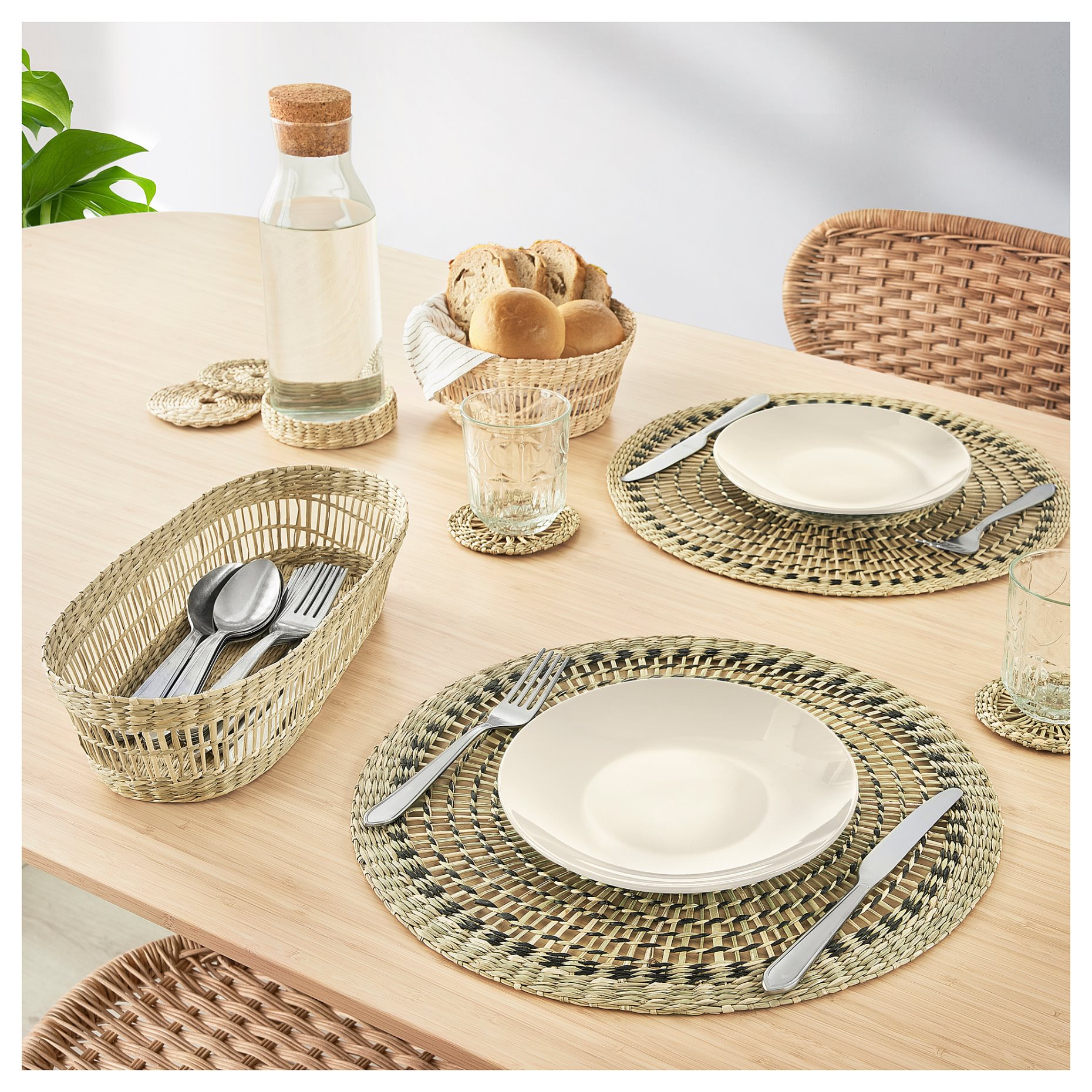 PENNFISK, place mat handmade, 37 cm, 605.277.49
