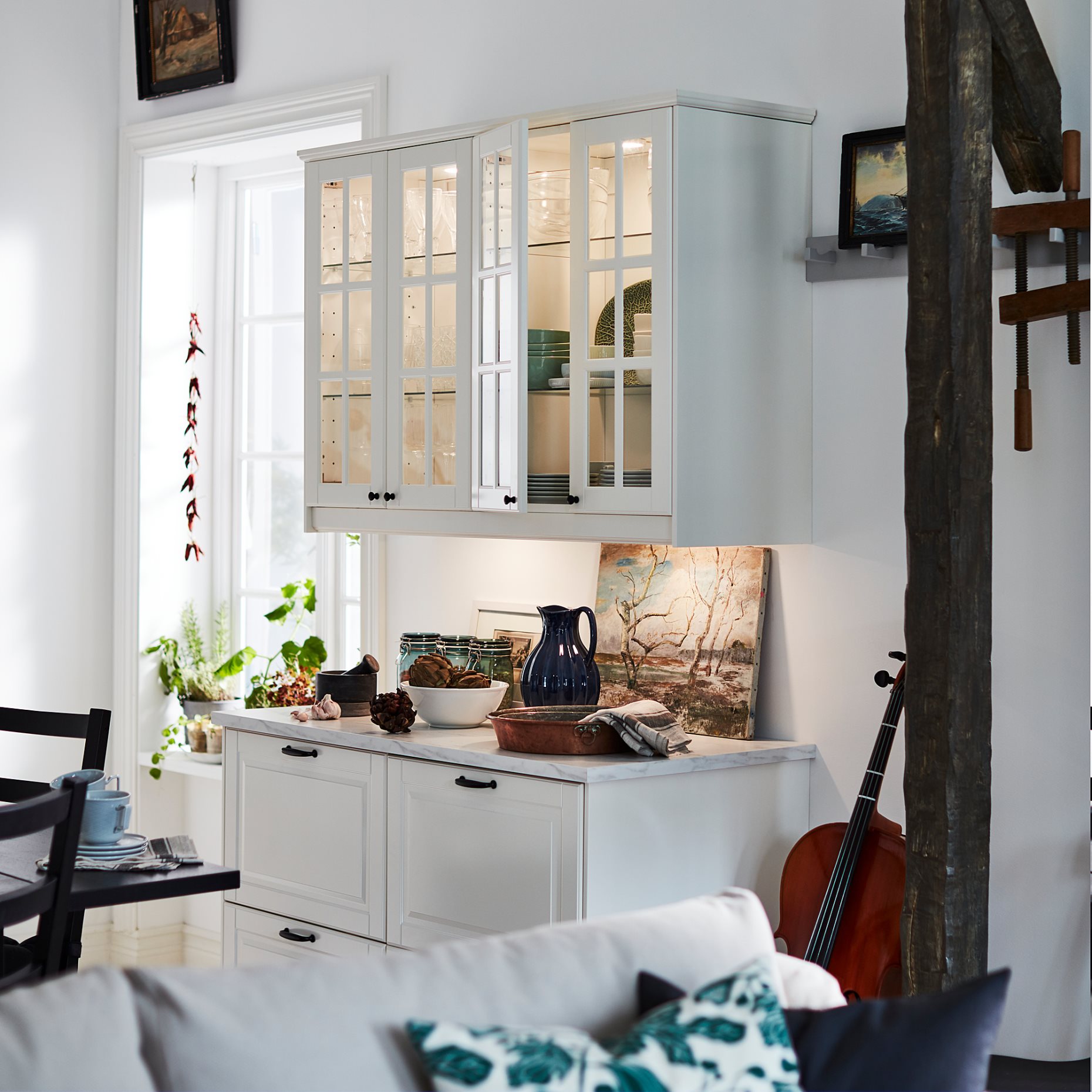 MITTLED, ταινία φωτισμού πάγκου κουζίνας με ενσωματωμένο φωτισμό LED/συμβατός με ροοστάτη, 60 cm, 605.285.84