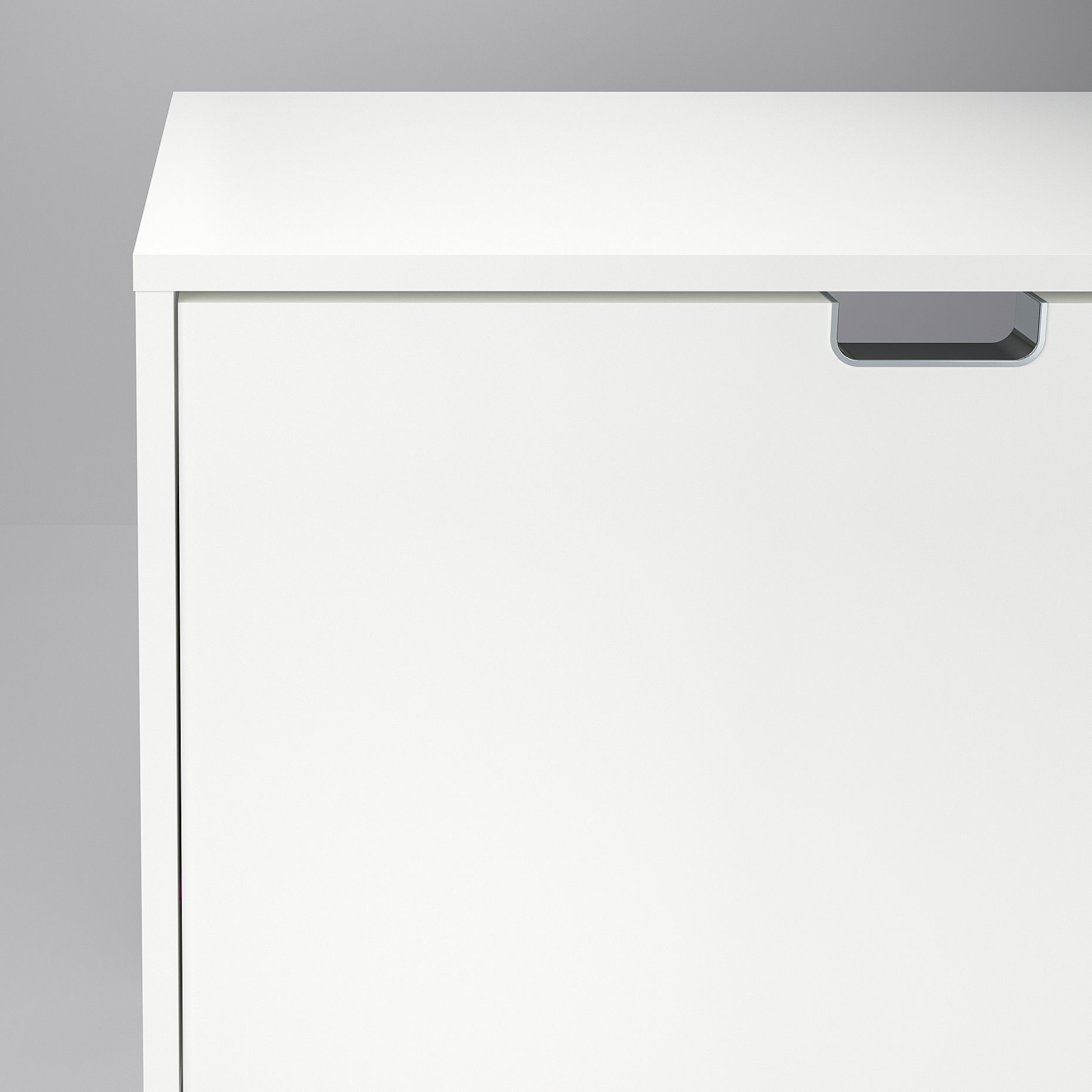 STÄLL, shoe cabinet with 4 compartments, 96x17x90 cm, 605.302.66
