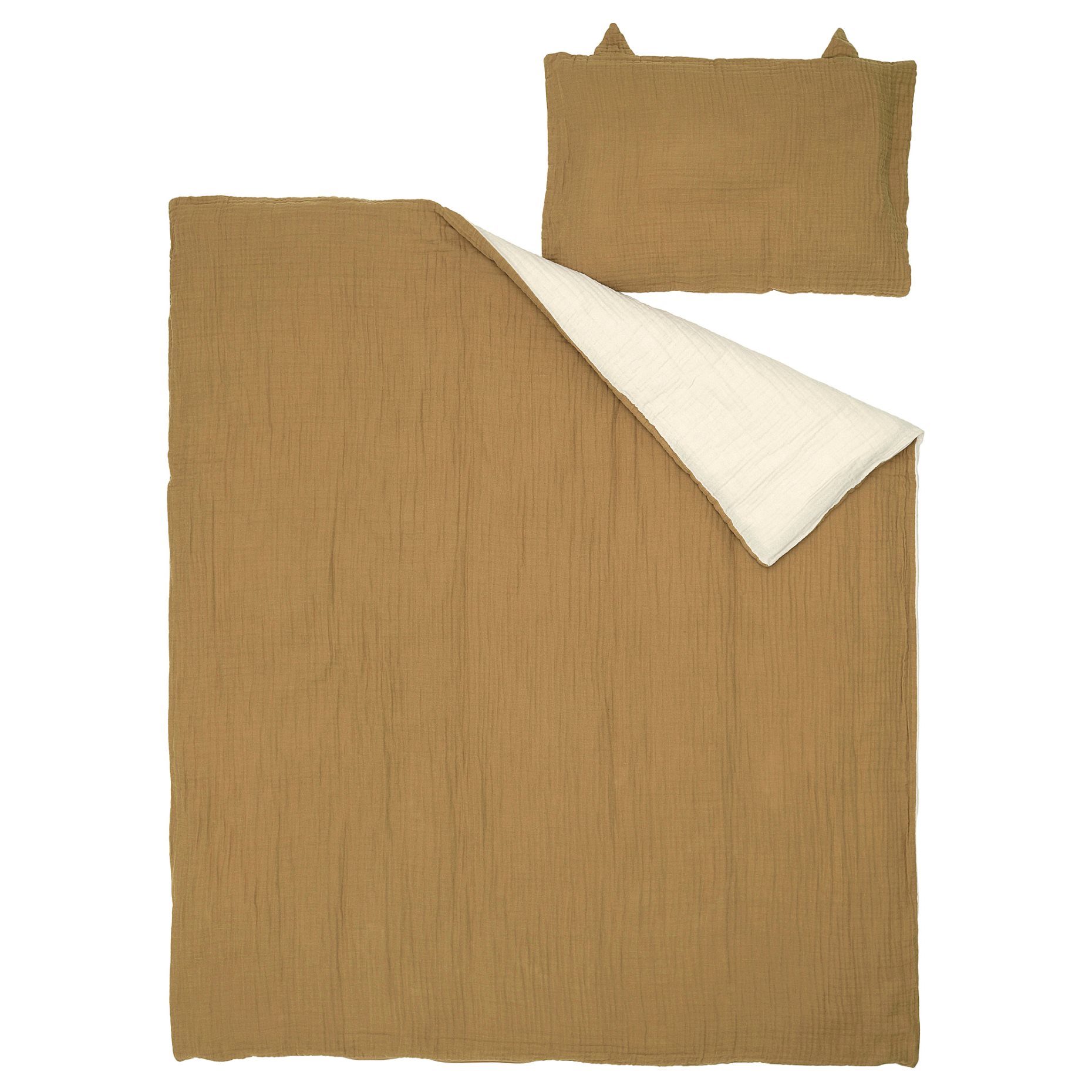 GULDVÄVARE, 3-piece bedlinen set for cot, 70x140 cm, 605.302.85
