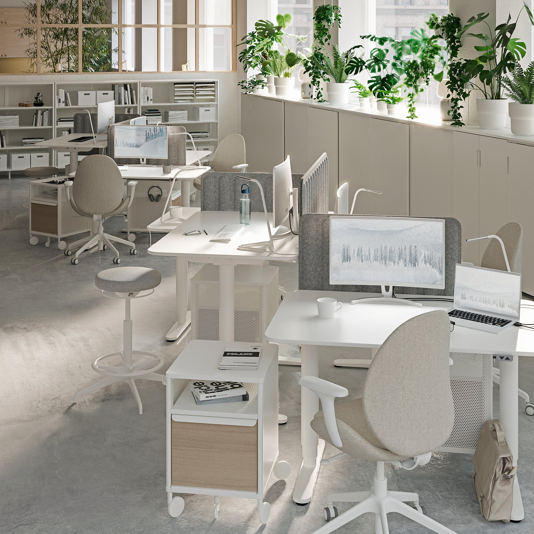 HATTEFJÄLL, office chair with armrests, 605.389.55