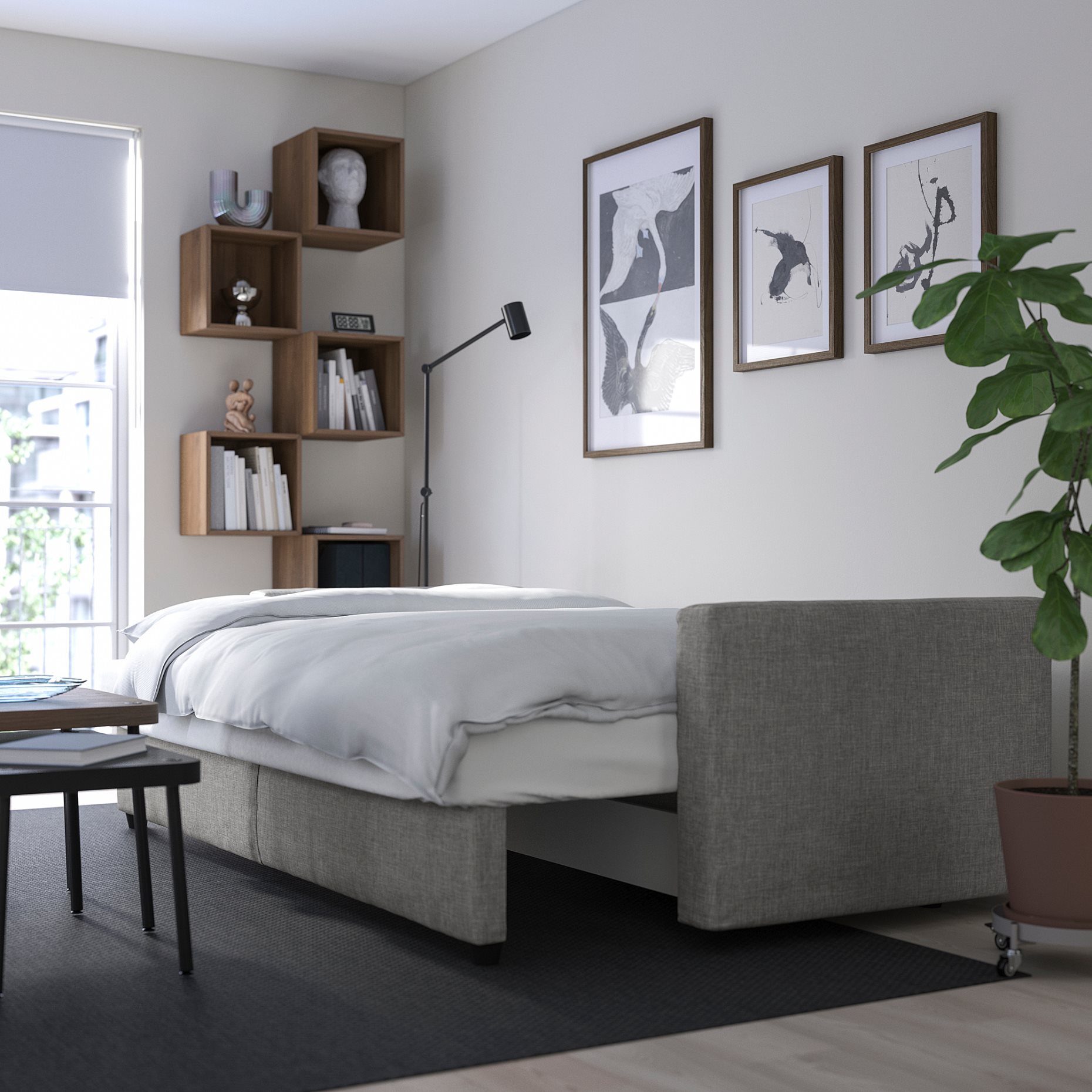FRIHETEN, 3-seat sofa-bed, 605.512.25