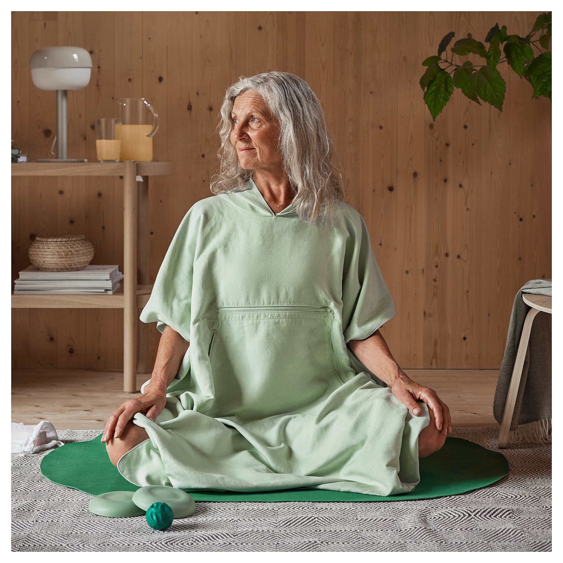 DAJLIEN, bath poncho with hood, 110 cm, 605.527.29