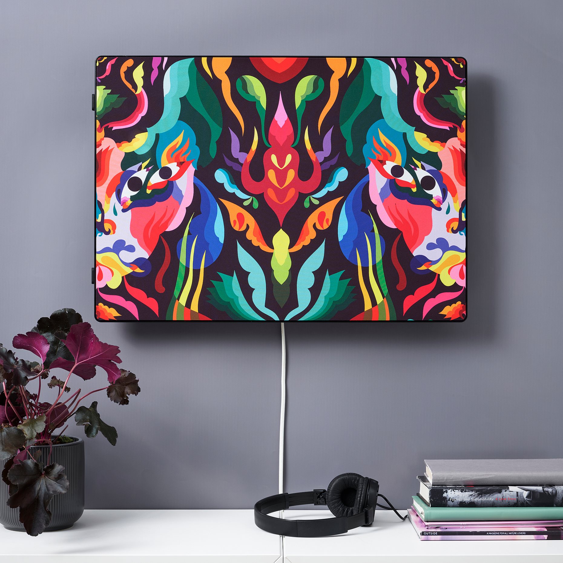 ÖMSESIDIG, panel for picture frame speaker/Mask, 605.529.65