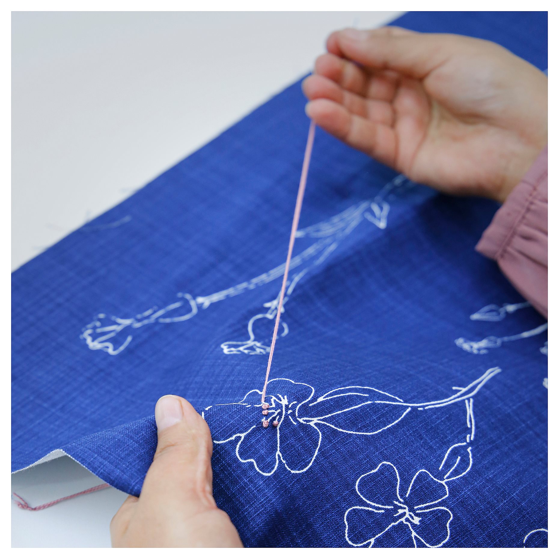 AKERNEJLIKA, κάλυμμα μαξιλαριού/ κέντημα, 50x50 cm, 605.566.33