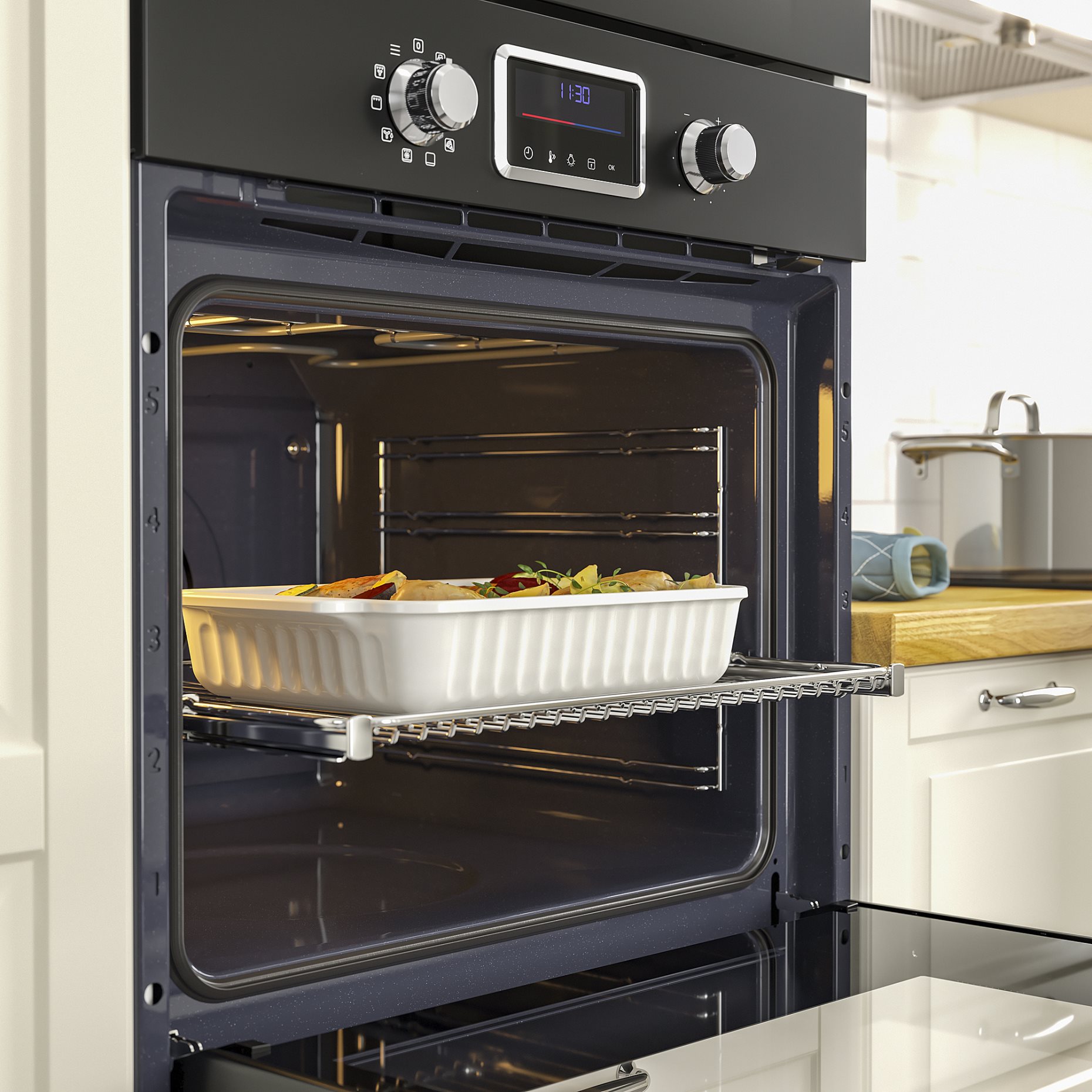 FORNEBY, forced air oven with direct steam/IKEA 500, 605.568.88