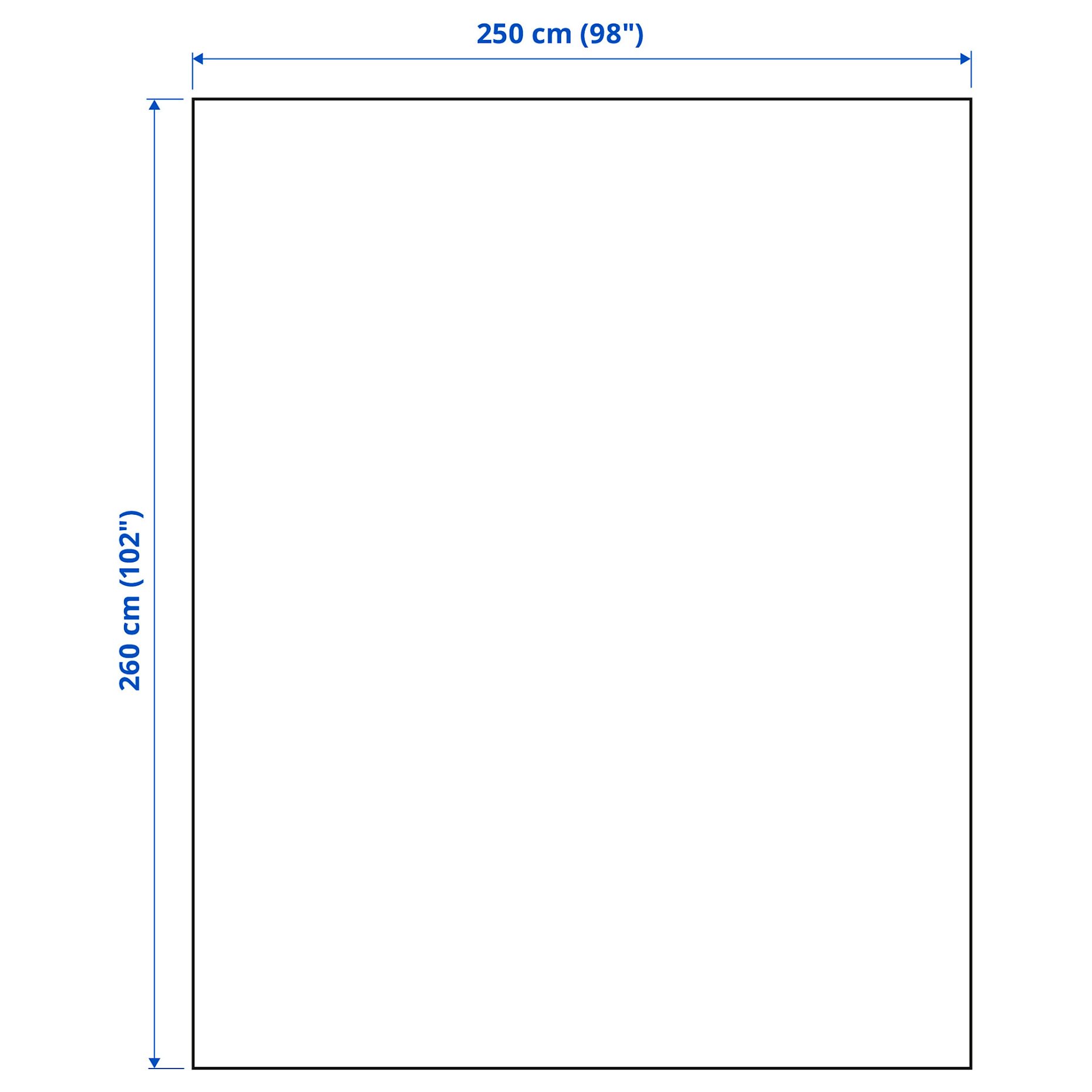 PRAKTVIAL, bedspread, 260x250 cm, 605.642.75