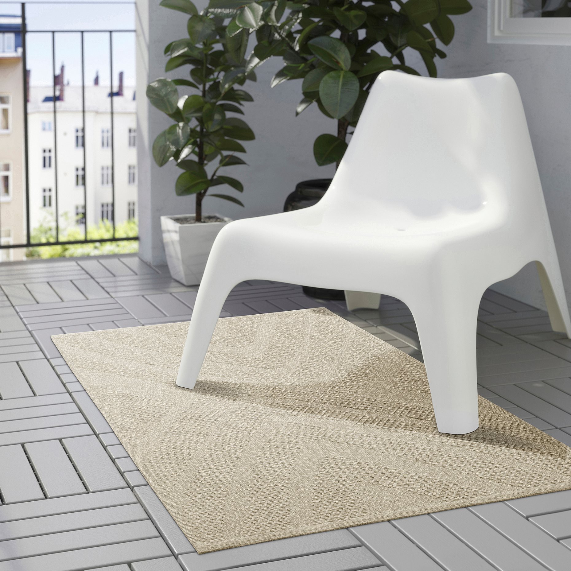 FULLMAKT, rug flatwoven/in/outdoor, 80x150 cm, 605.731.14