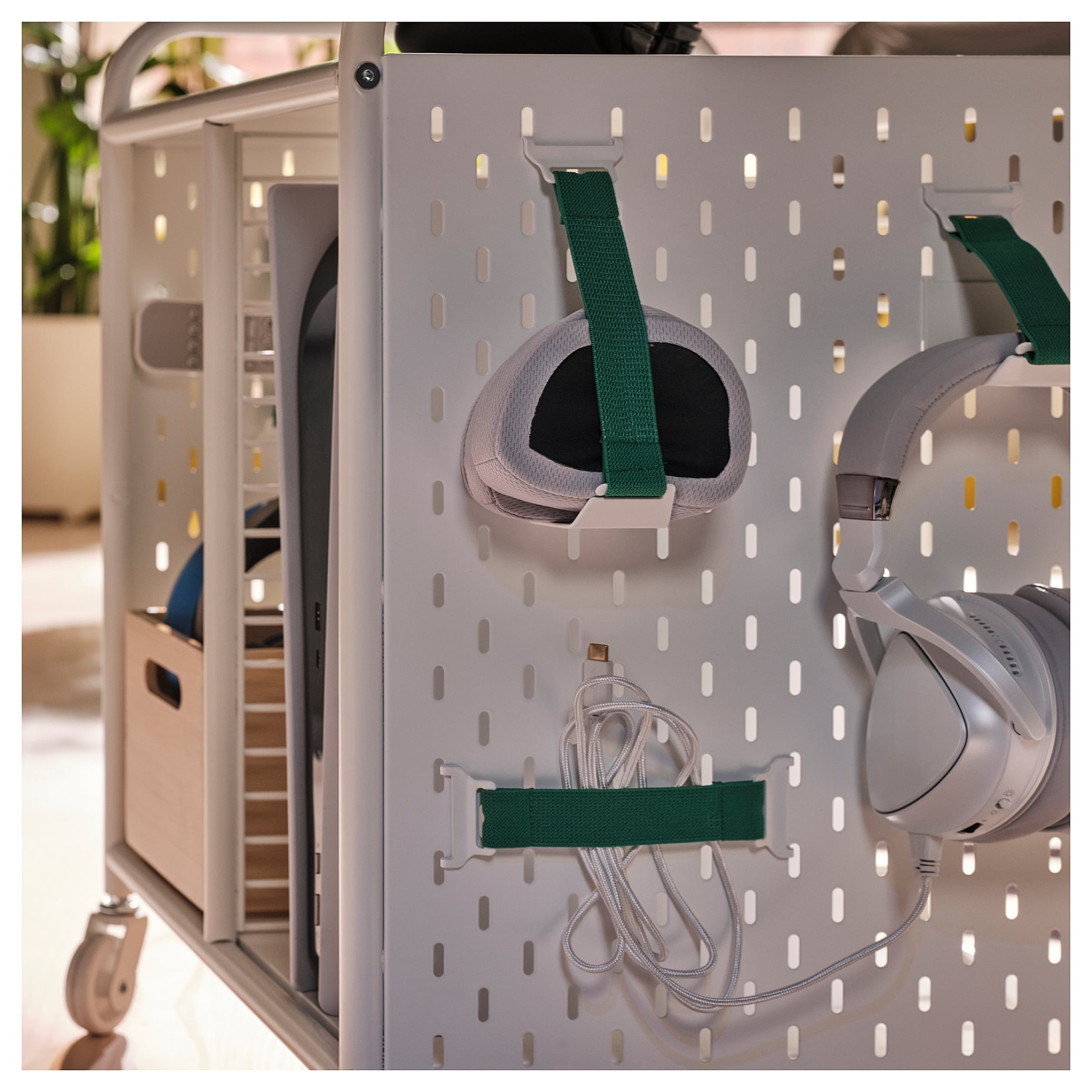 BRÄNNBOLL, shelving unit on castors, 56x62 cm, 605.862.58