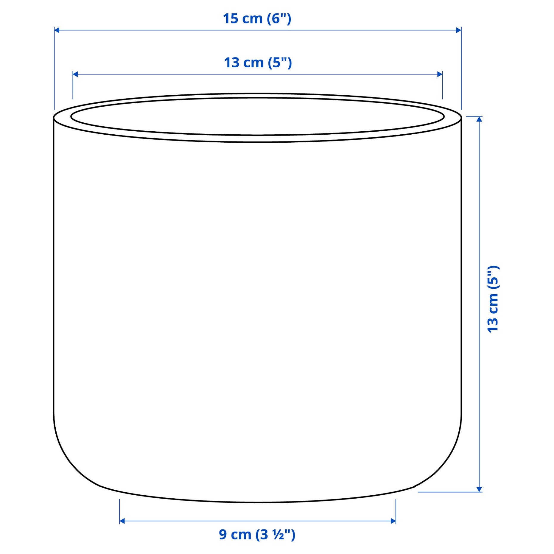 BUSKKAPRIFOL, plant pot in/outdoor/, 12 cm, 605.958.99