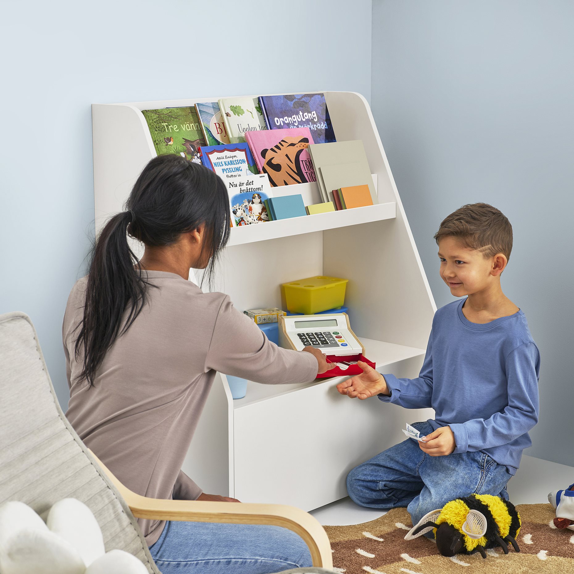 BERGIG, book display with storage, 605.981.00