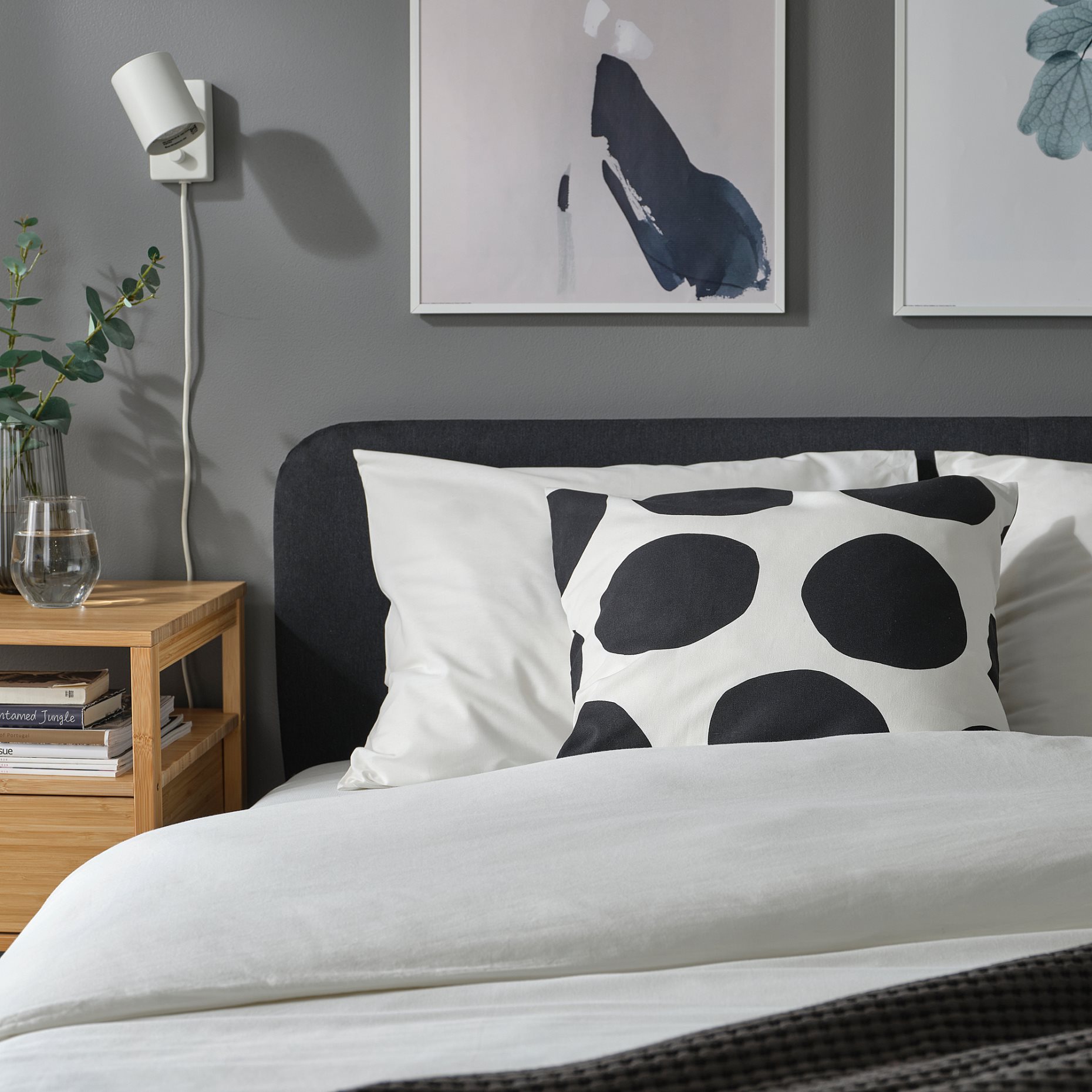 BLÅMUNKAR, cushion cover, 50x50 cm, 605.996.37