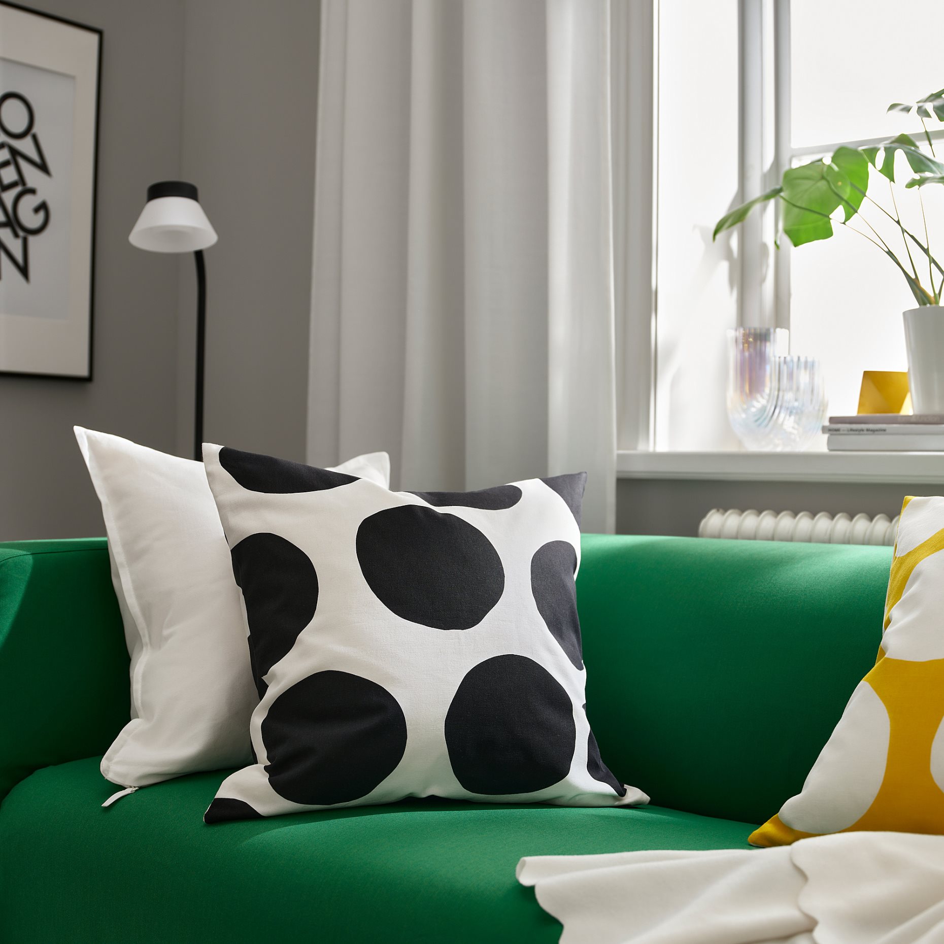 BLÅMUNKAR, cushion cover, 50x50 cm, 605.996.37