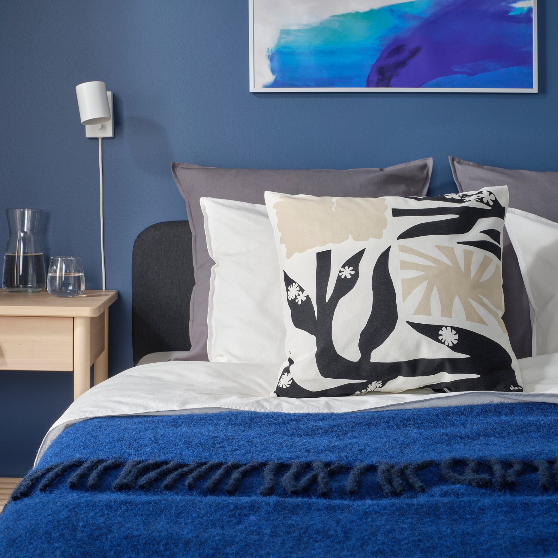 DRABOR, cushion cover, 50x50 cm, 606.046.29