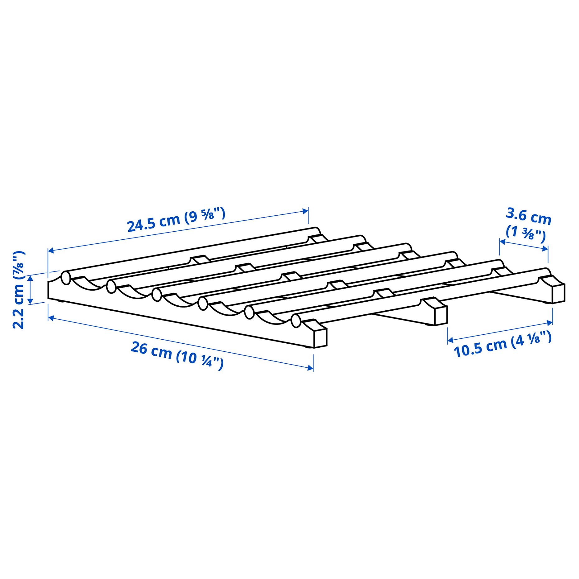 VARIERA, bottle rack, 606.047.14