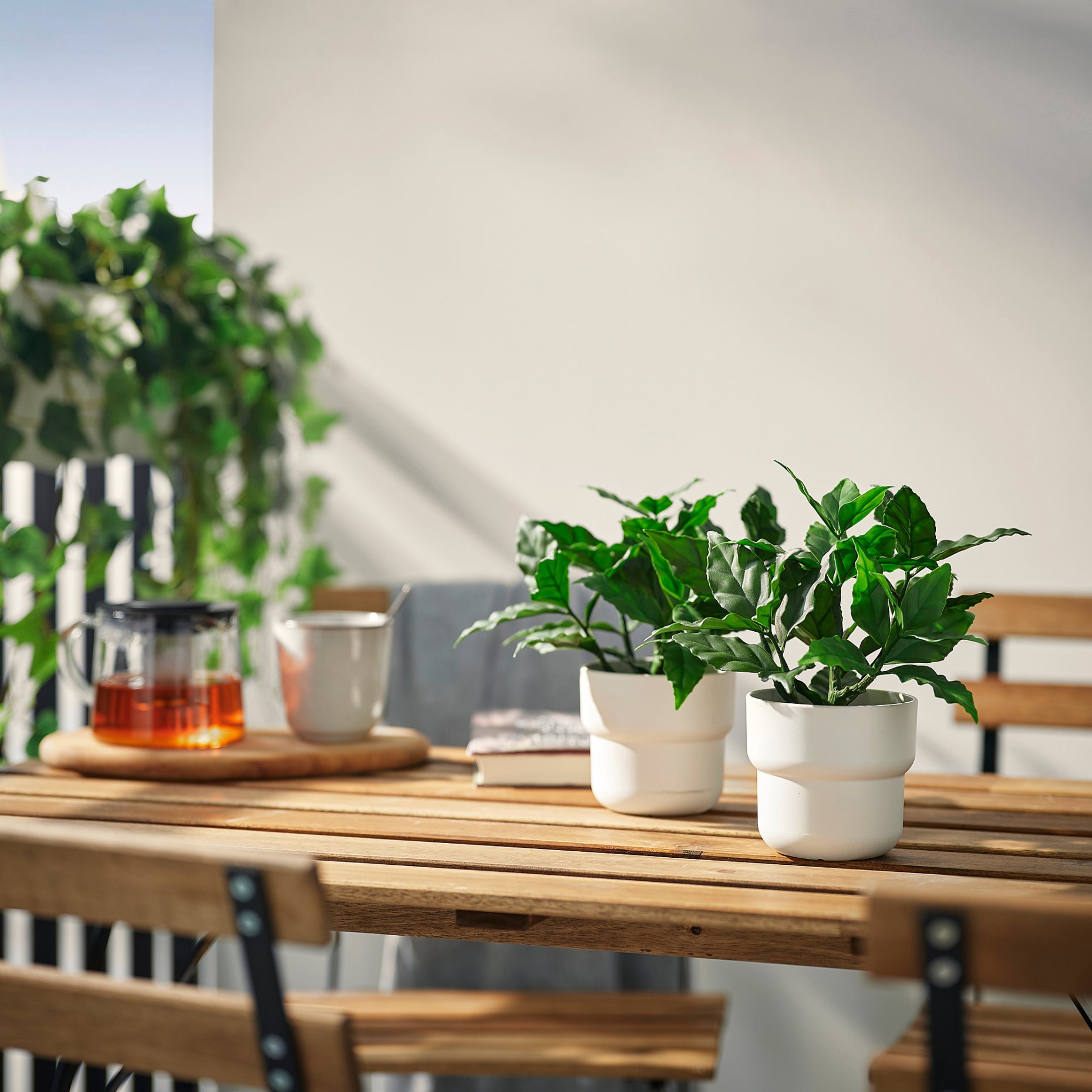 FEJKA, artificial potted plant in/outdoor/sweet bay, 9 cm, 606.107.48