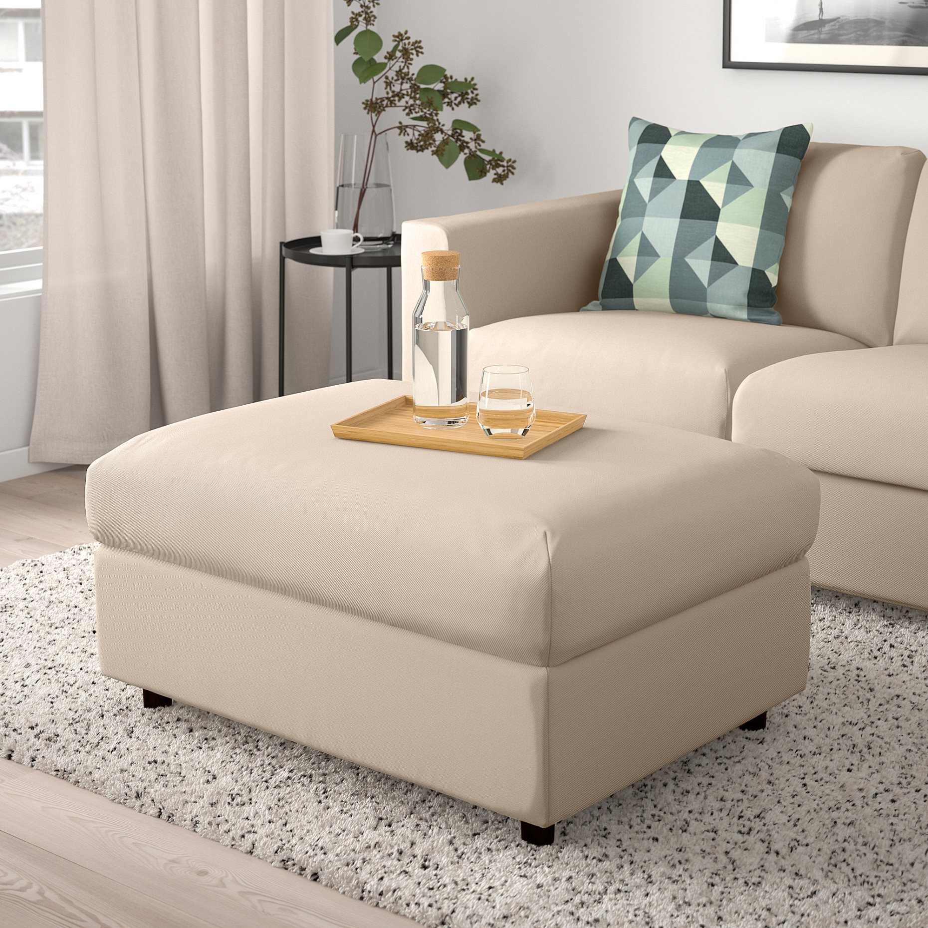 VIMLE, footstool with storage, 693.925.95