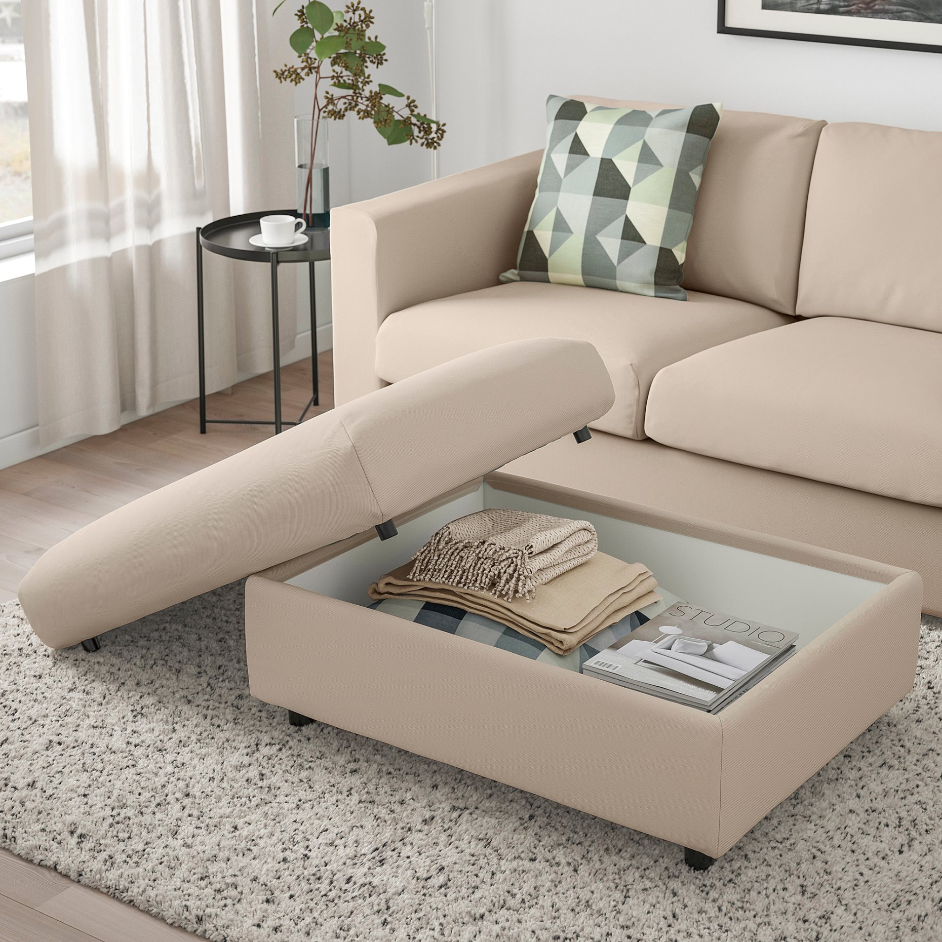 VIMLE, footstool with storage, 693.925.95