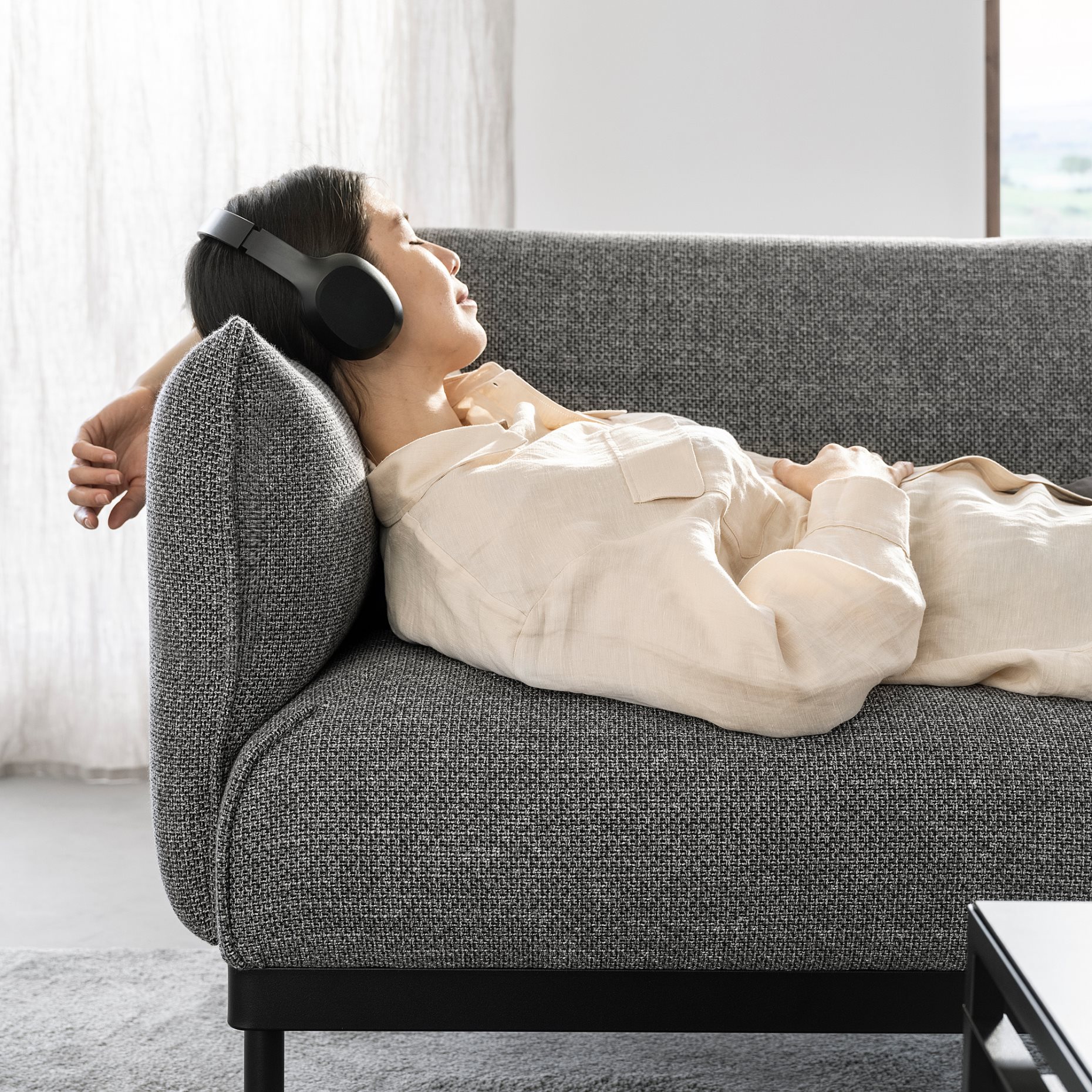 ÄPPLARYD, 3-seat sofa with chaise longue, 694.180.67