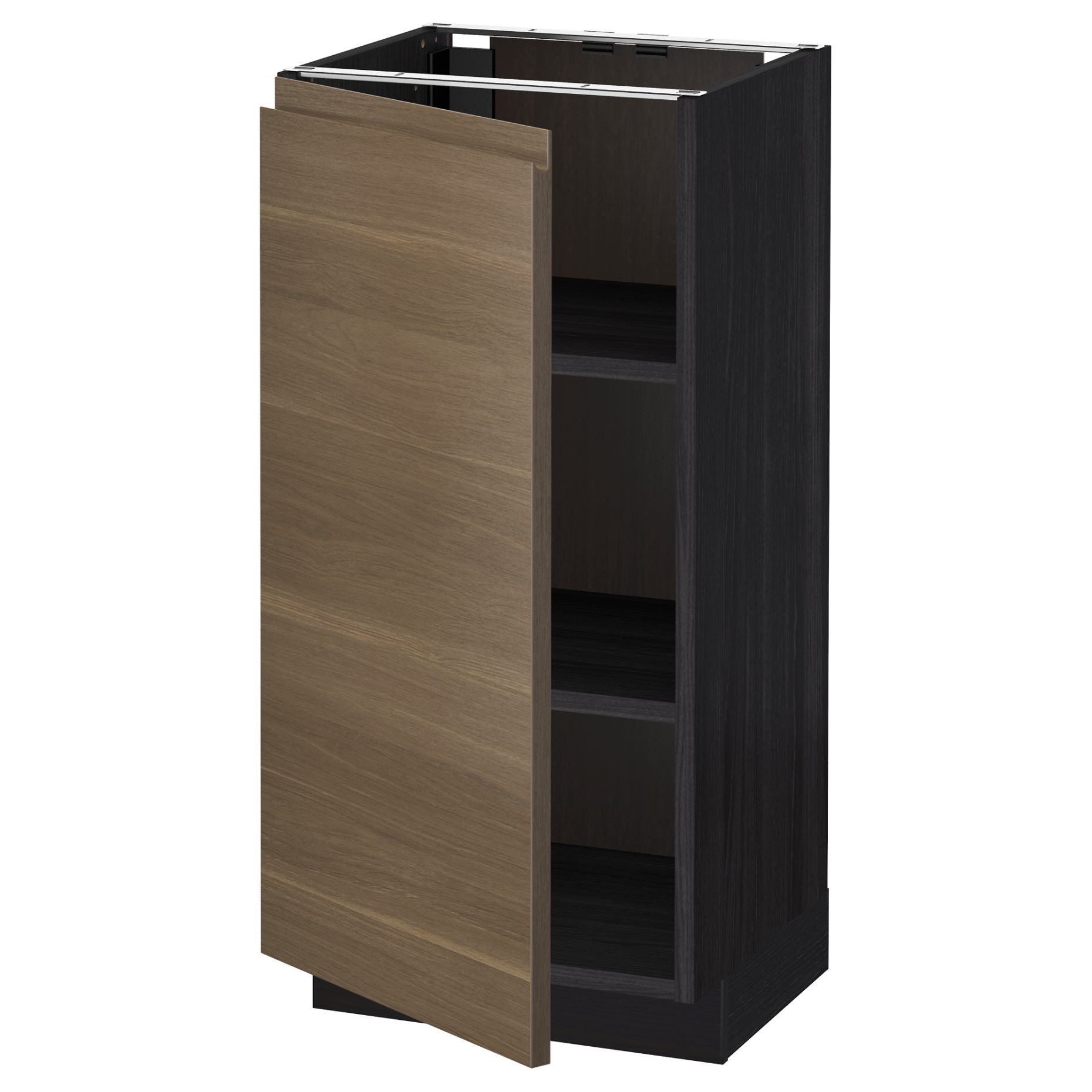 METOD, base cabinet with shelves, 40x37 cm, 694.549.70