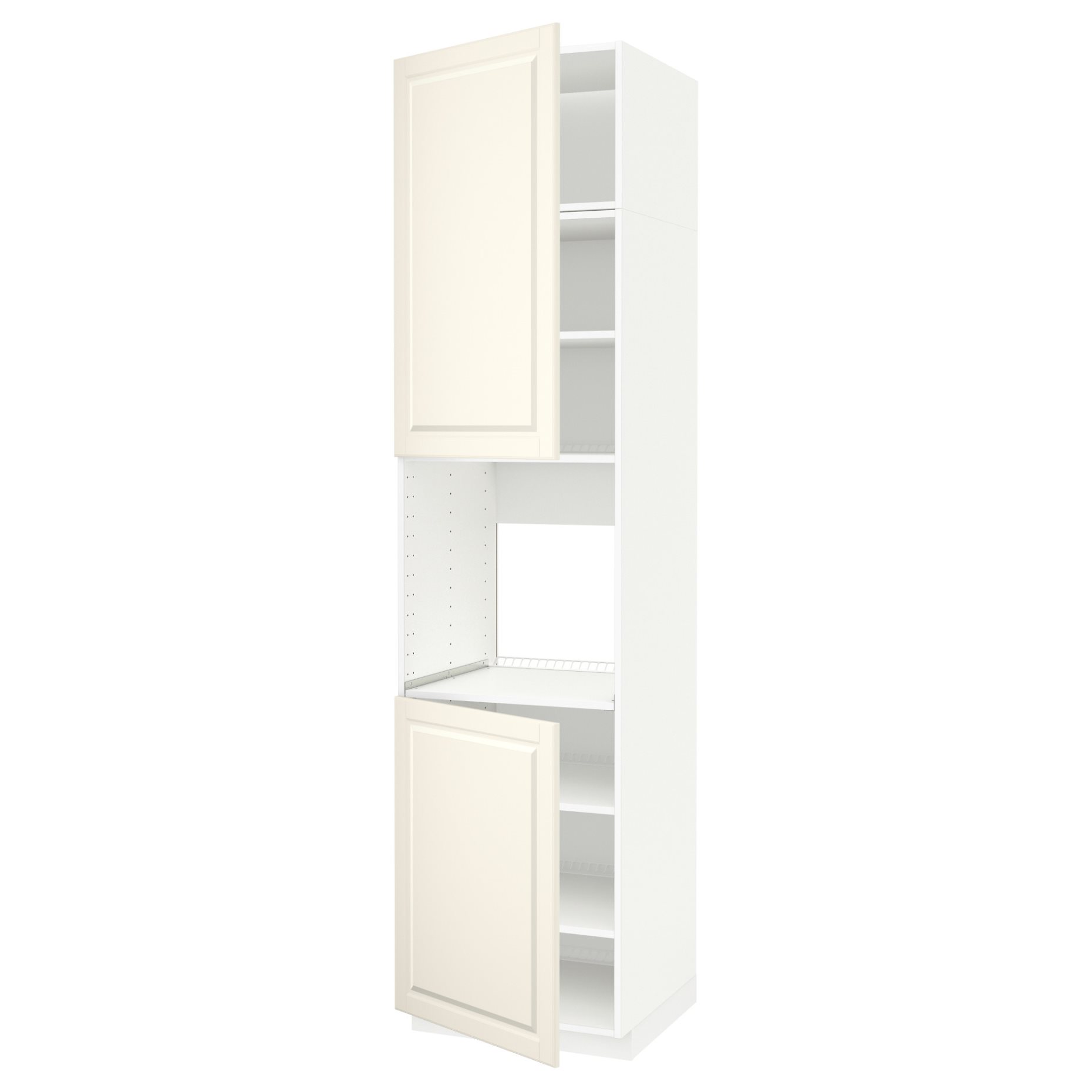 METOD, high cabinet for oven with 2 doors/shelves, 60x60x240 cm, 694.581.81