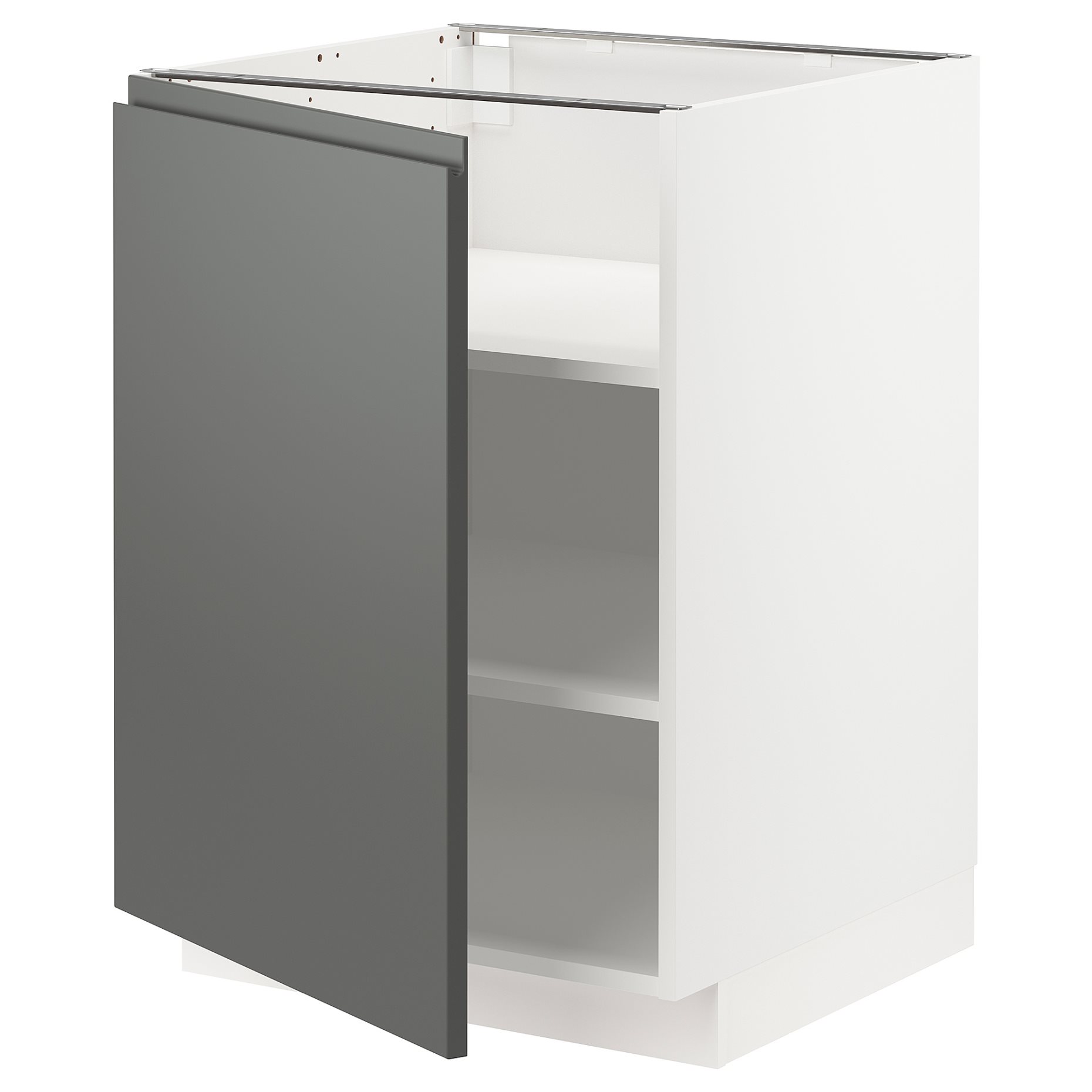 METOD, base cabinet with shelves, 60x60 cm, 694.613.86