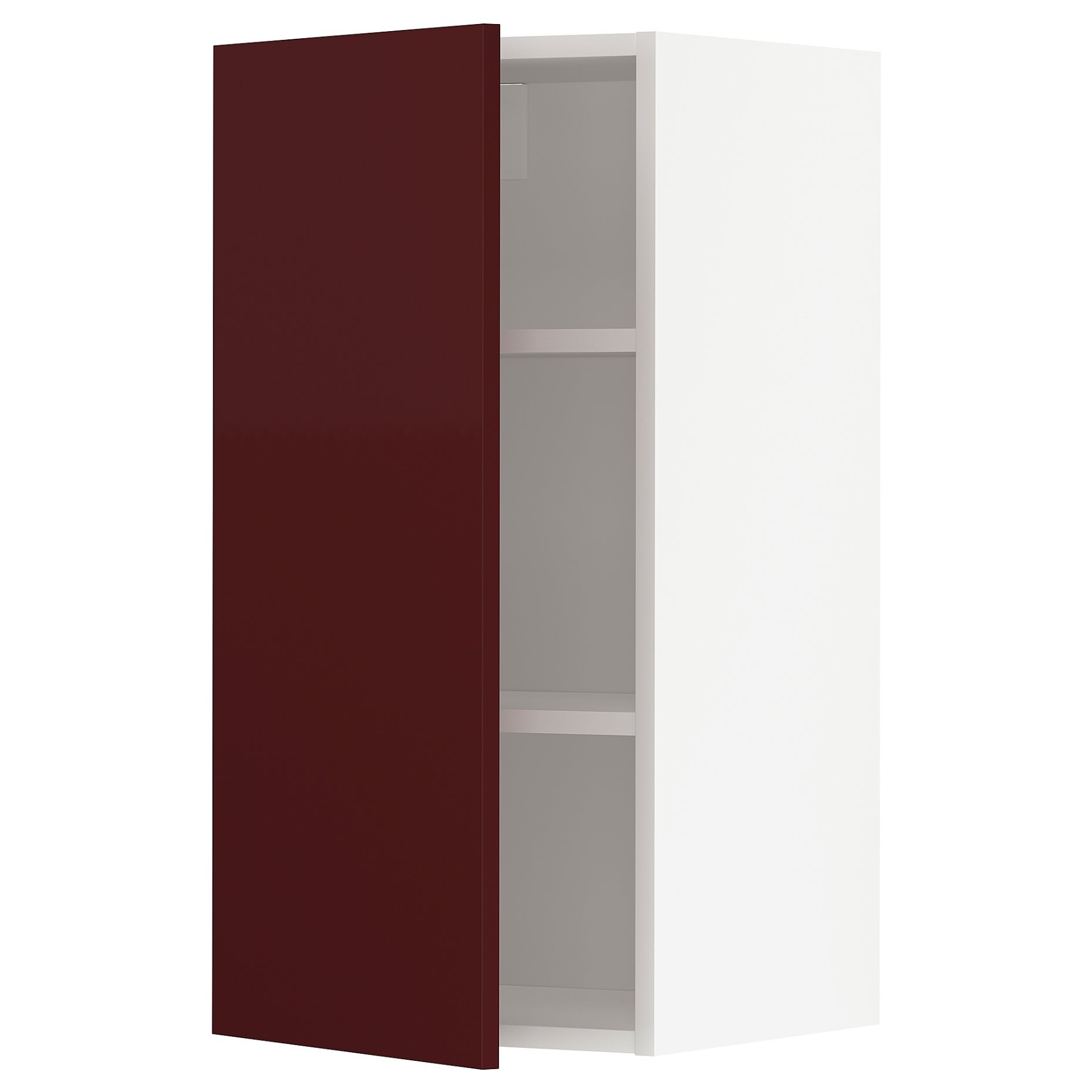 METOD, wall cabinet with shelves, 40x80 cm, 694.627.67