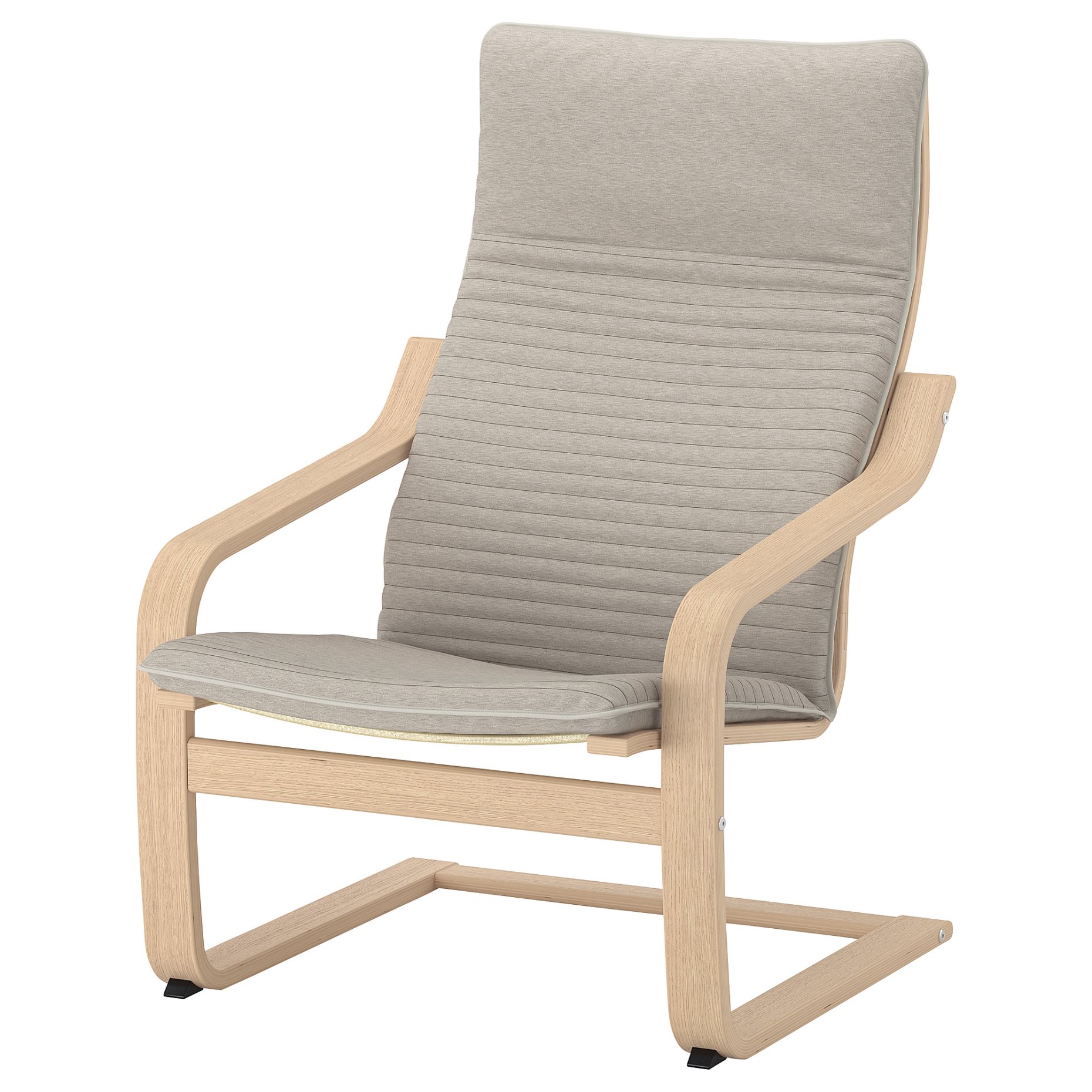 POÄNG, armchair and footstool, 694.842.22