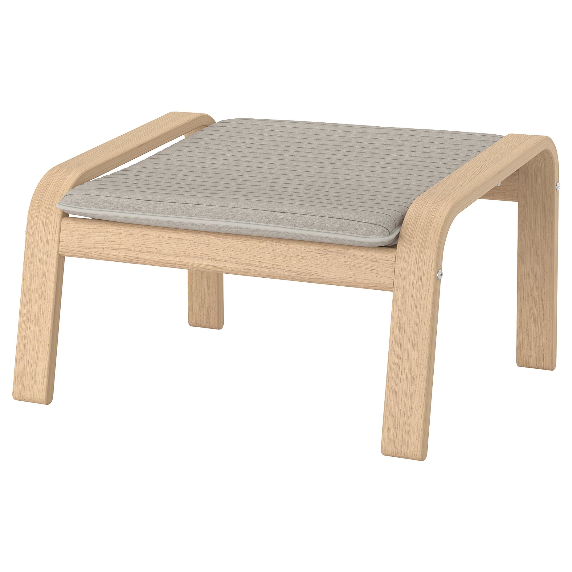 POÄNG, armchair and footstool, 694.842.22