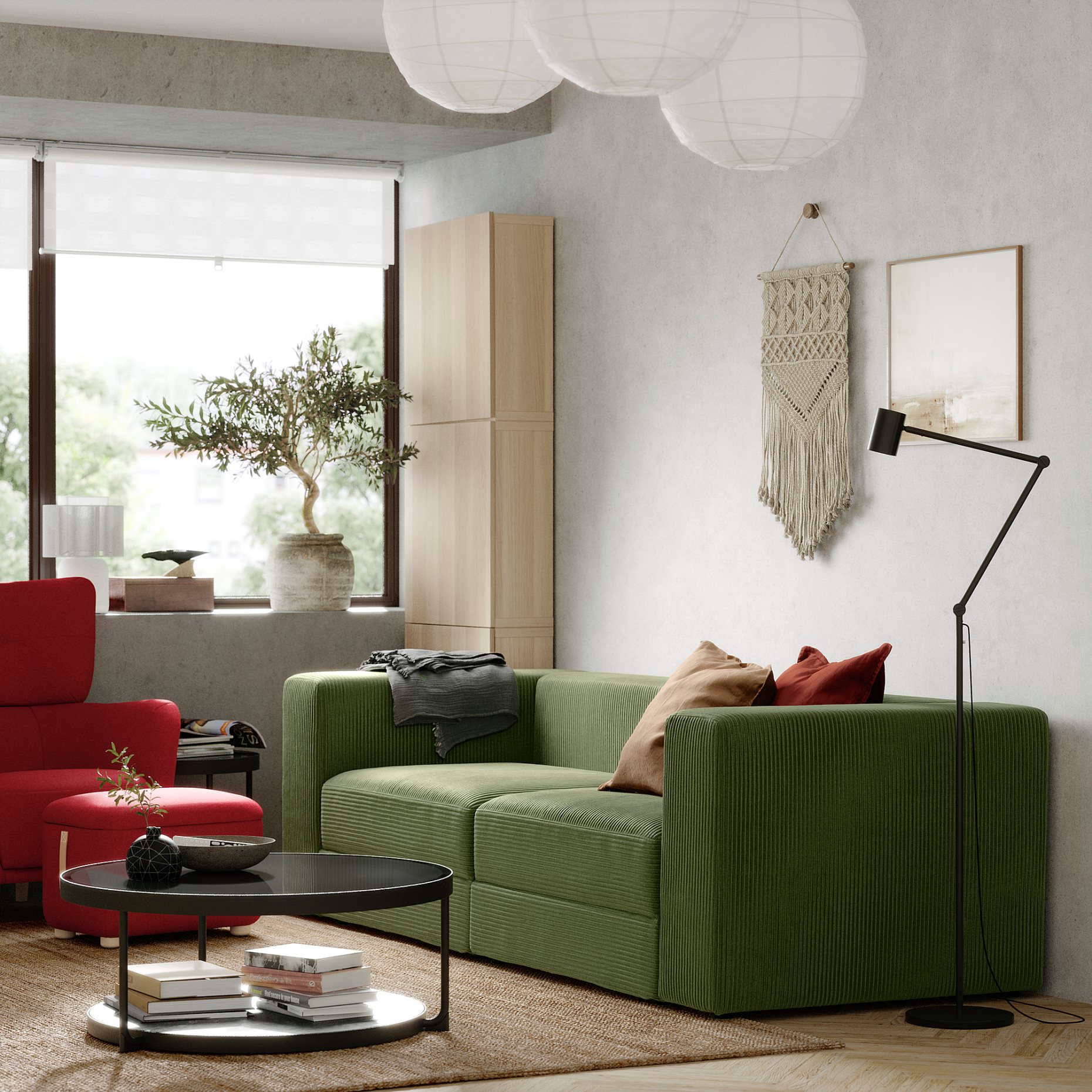 JÄTTEBO, 3-seat modular sofa, 694.851.27