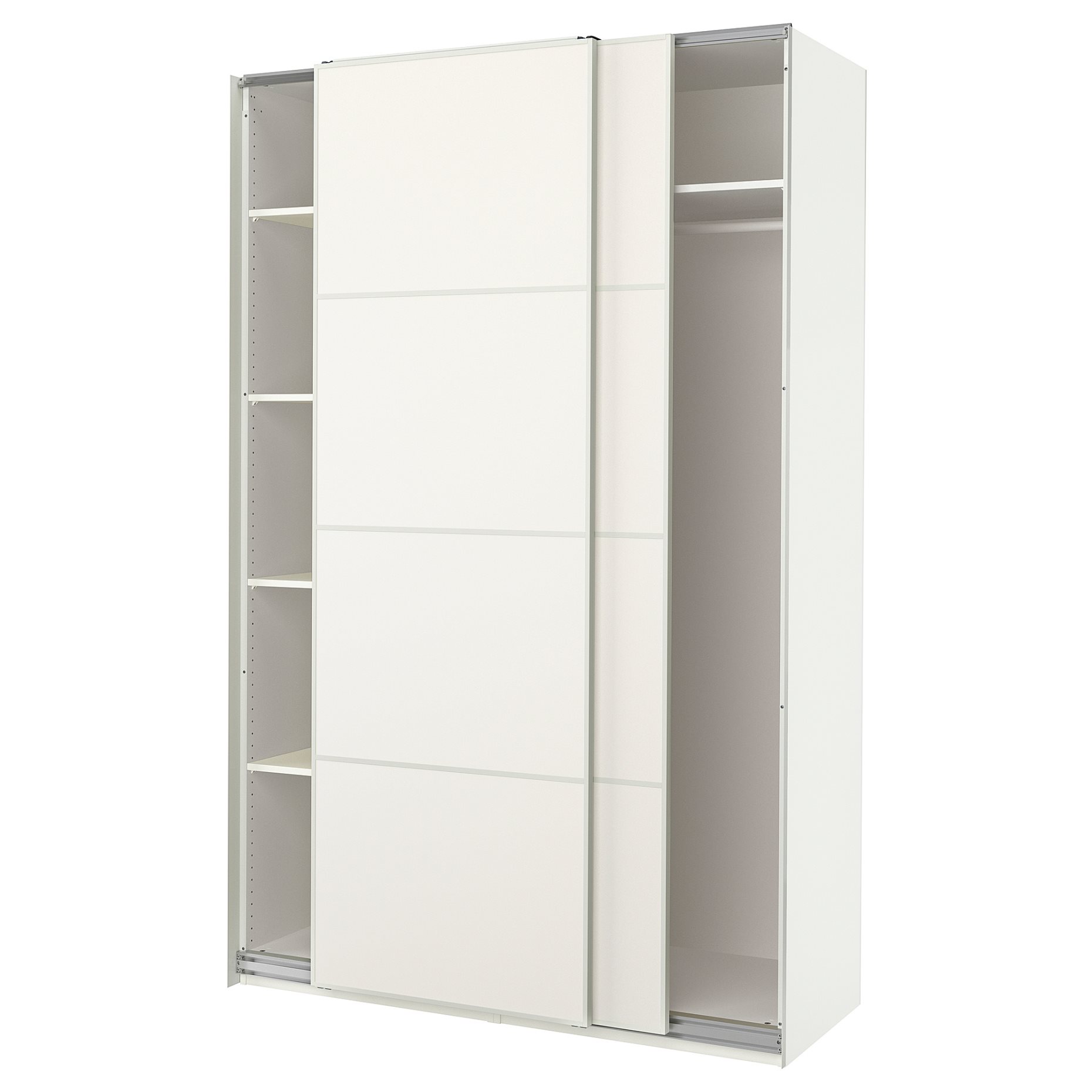 PAX/MEHAMN, ντουλάπα με συρόμενες πόρτες, 150x66x236 cm, 695.003.02