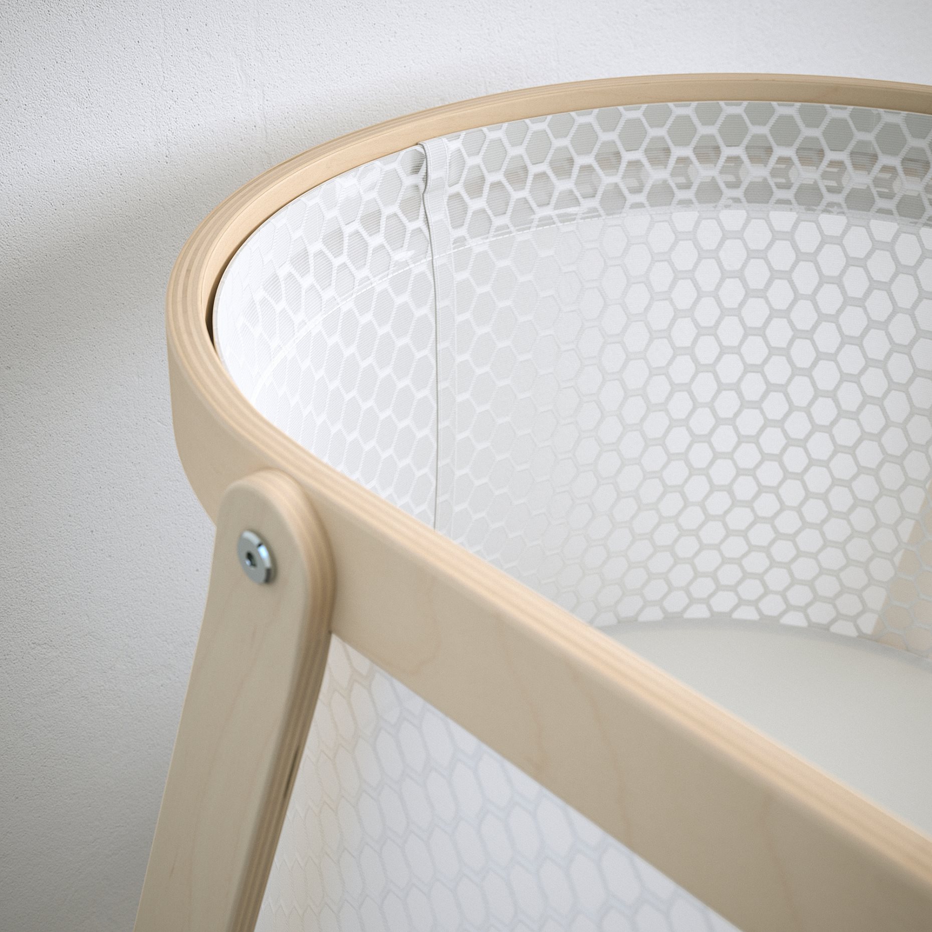 ALSKVARD, bassinet with mattress, 40x73 cm, 695.560.06