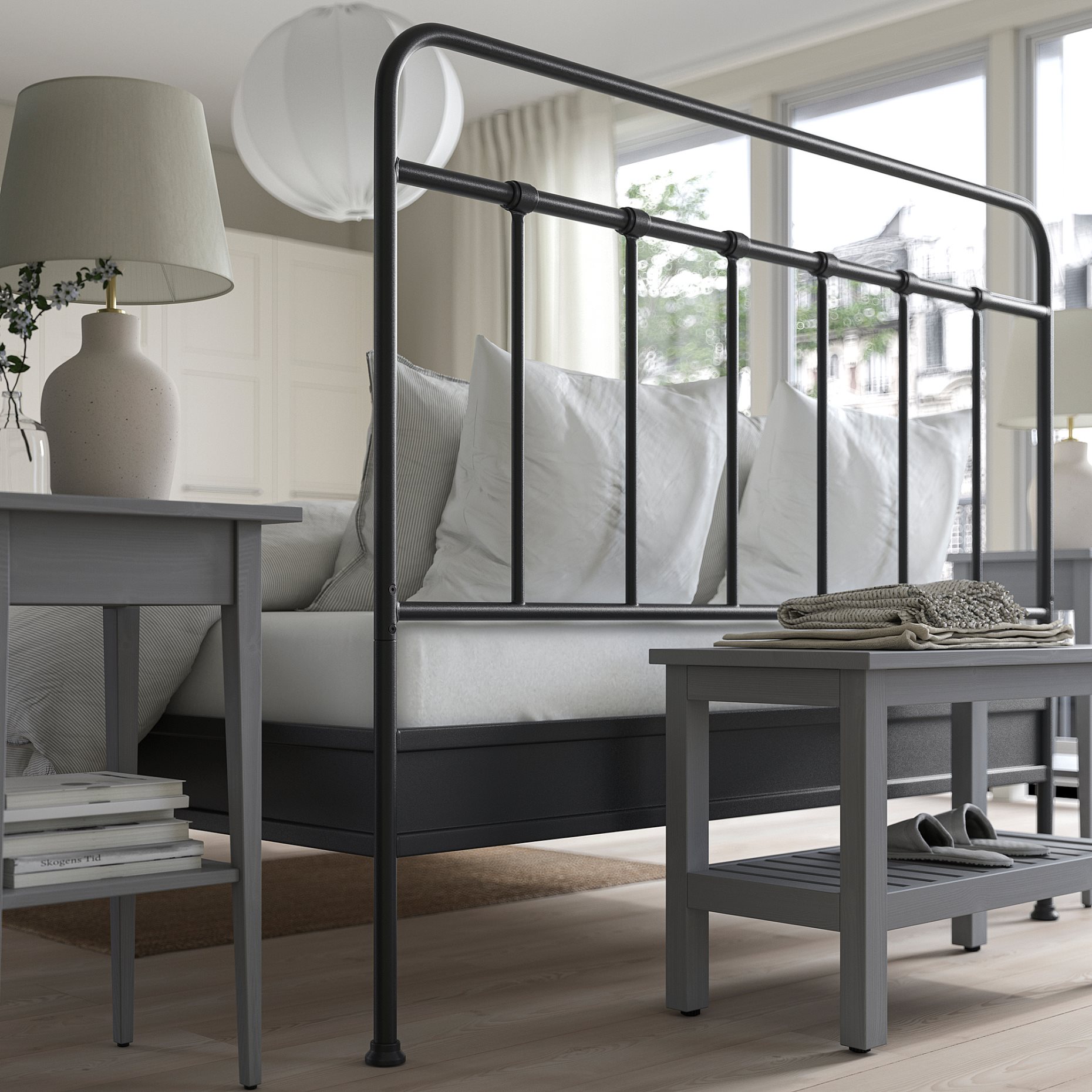STJARNO, bed frame, 160x200 cm, 695.634.17